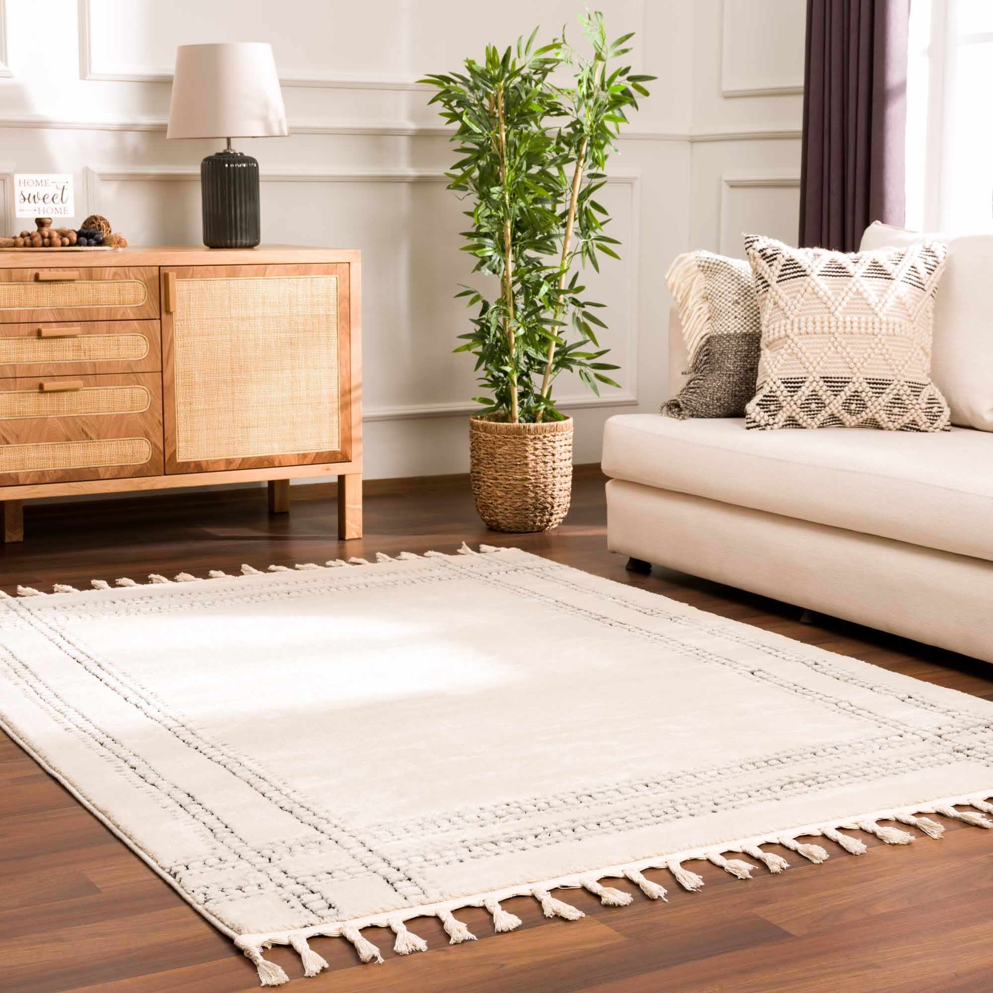 Ryuu Black & White Area Rug - Clearance - Image 16