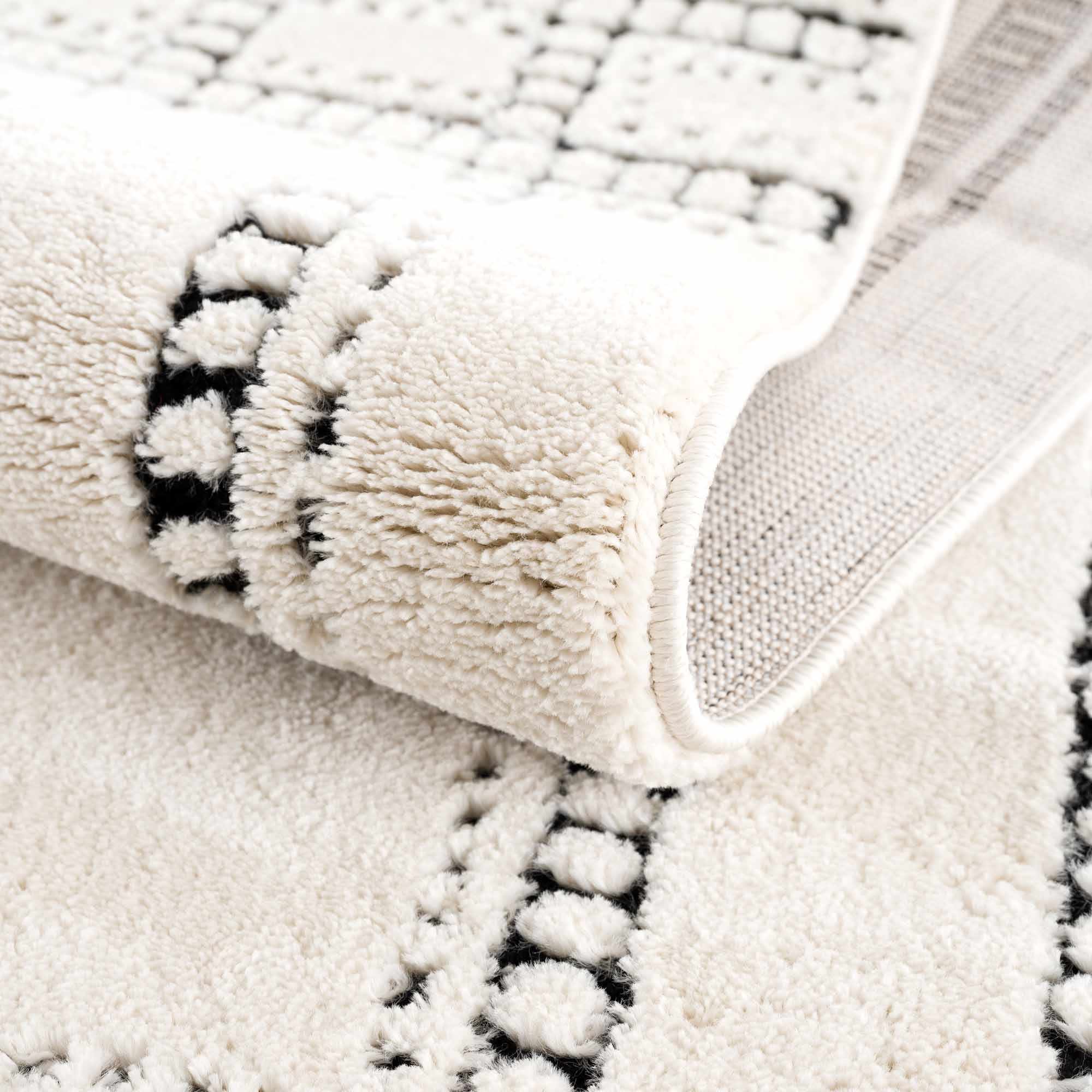 Ryuu Black & White Area Rug - Clearance - Image 17
