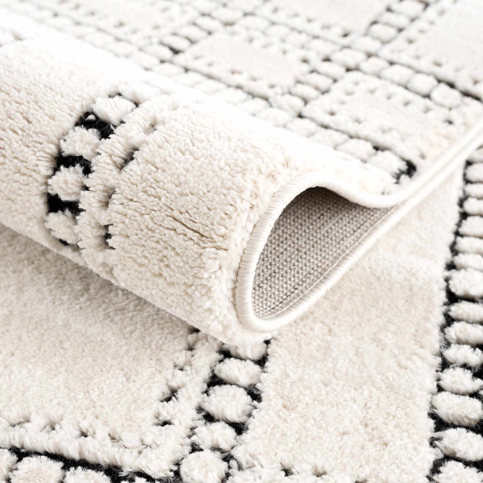 Ryuu Black & White Area Rug - Clearance - Image 7