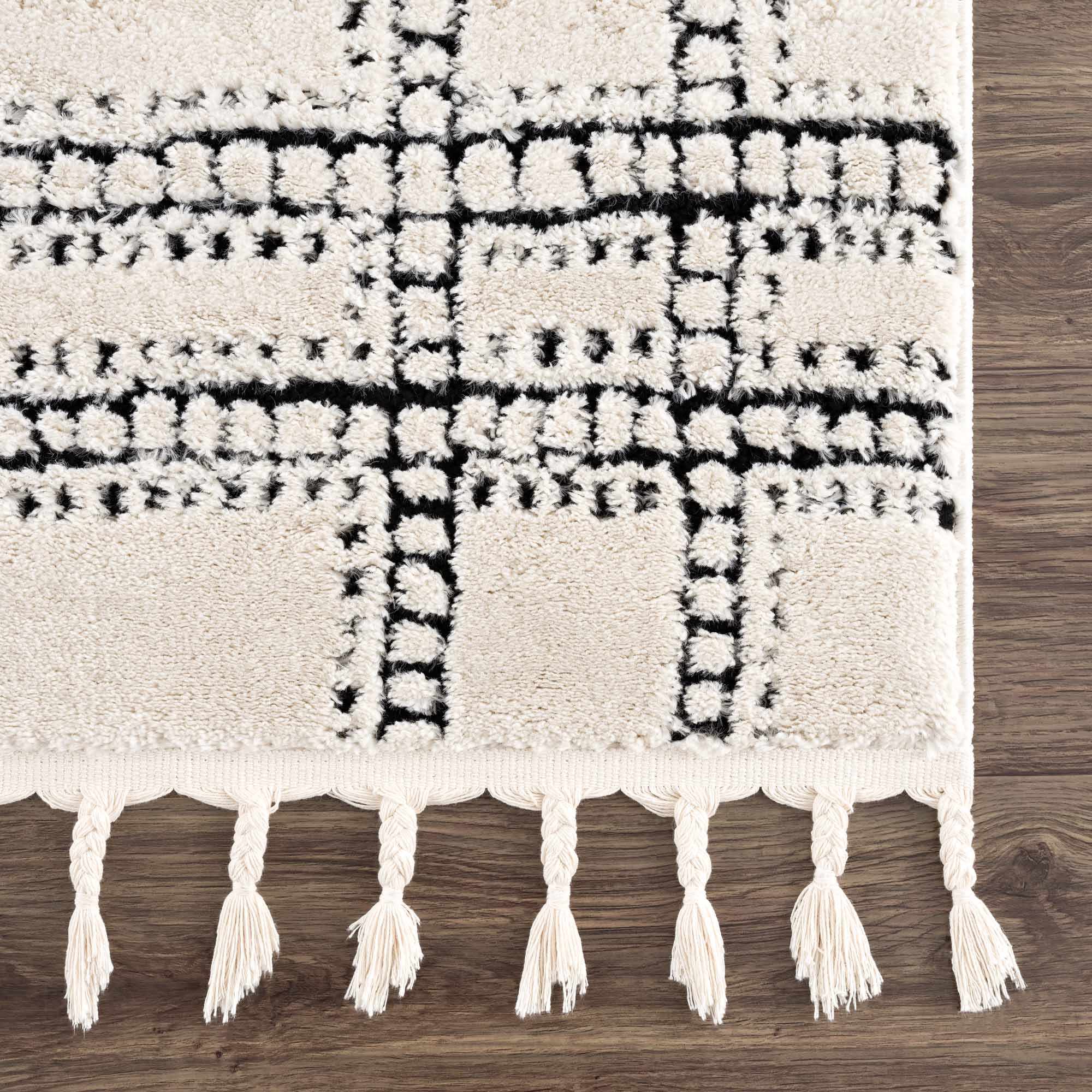 Ryuu Black & White Area Rug - Clearance - Image 9