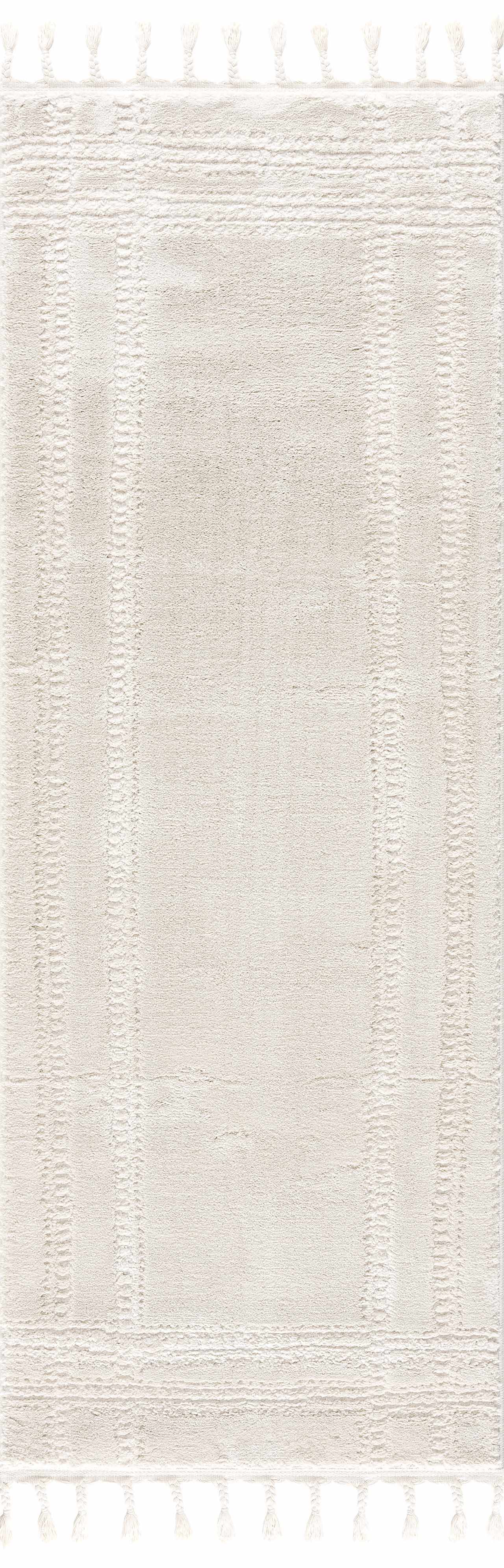 Ryuu Ivory Carved Area Rug - Image 11