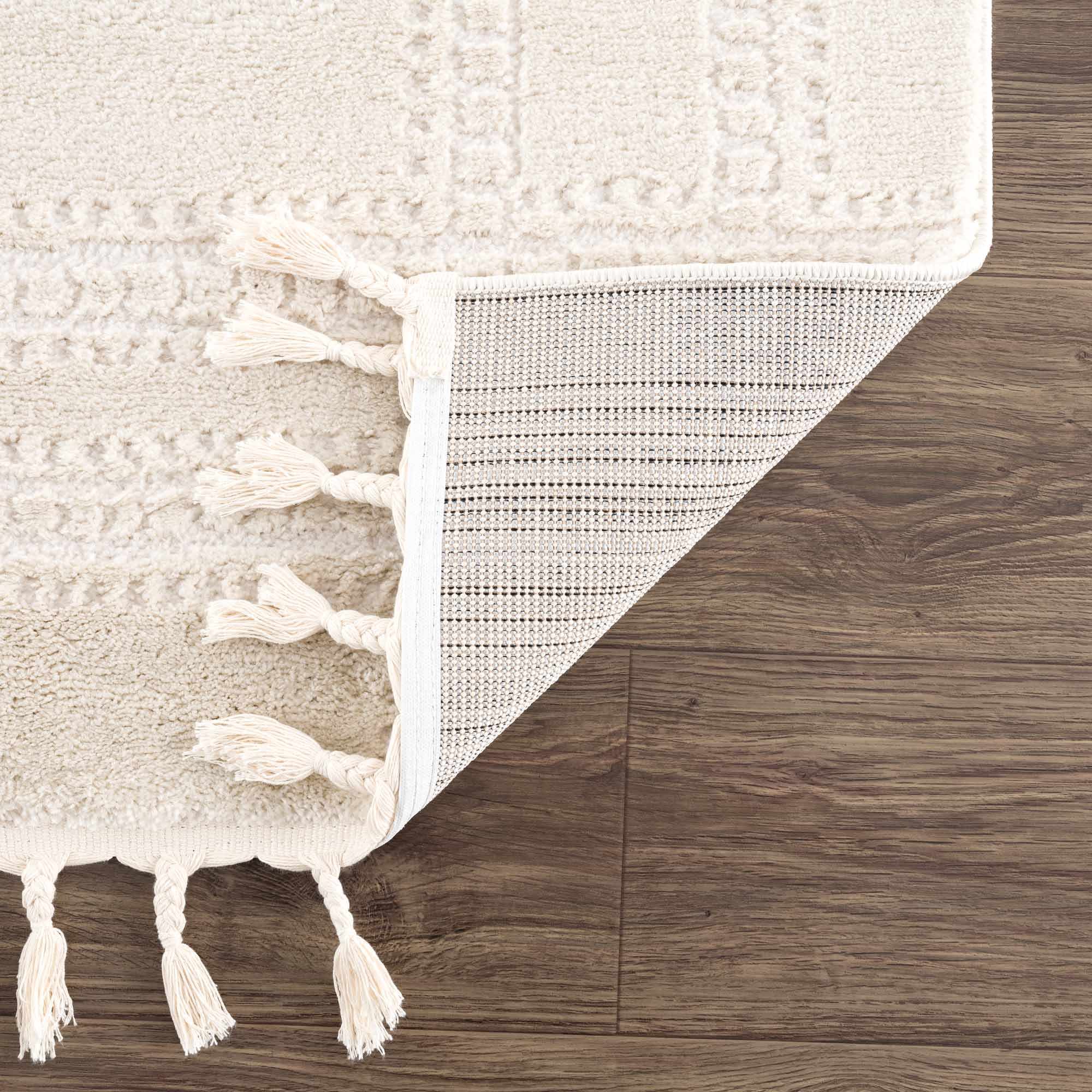 Ryuu Ivory Carved Area Rug - Image 6