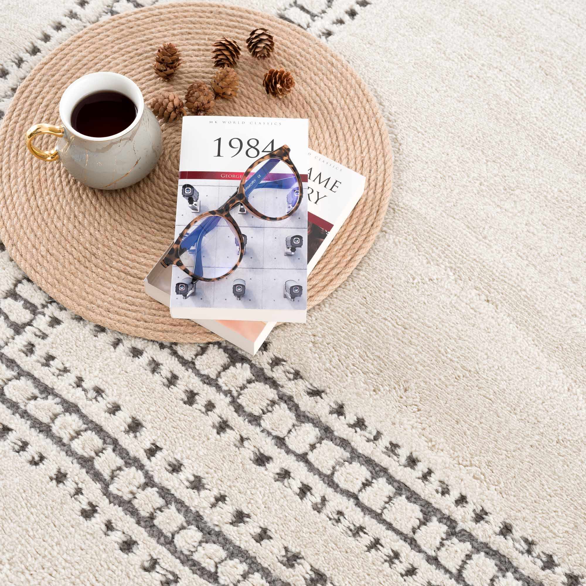 Ryuu Ivory & Gray Area Rug - Promo - Image 12