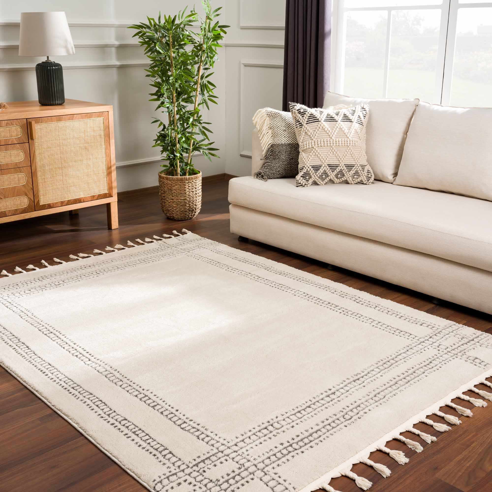 Ryuu Ivory & Gray Area Rug - Promo - Image 2