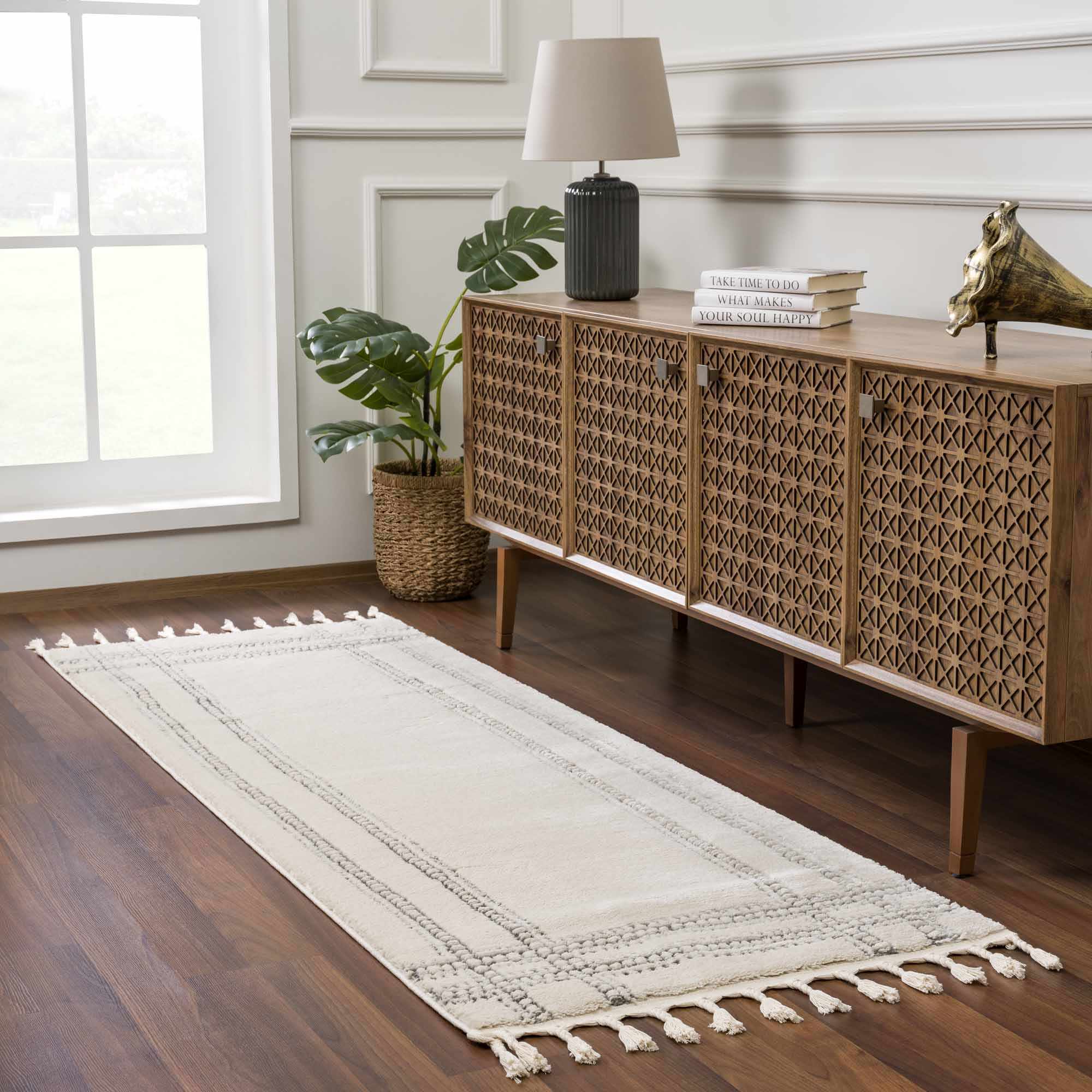 Ryuu Ivory & Gray Area Rug - Promo - Image 4