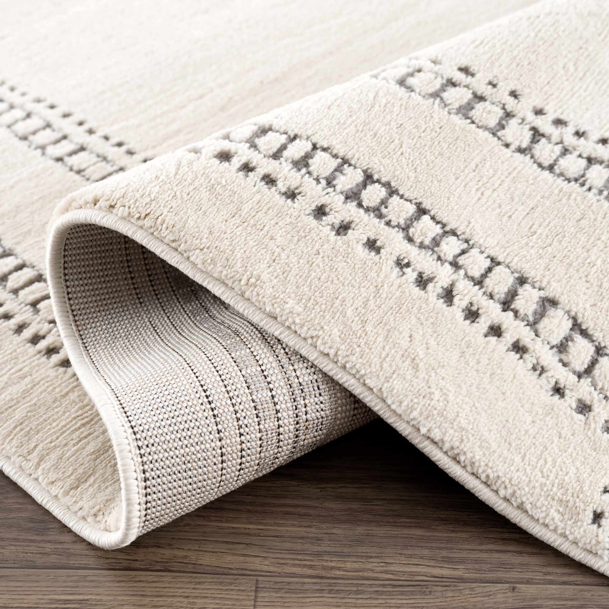 Ryuu Ivory & Gray Area Rug - Promo - Image 8