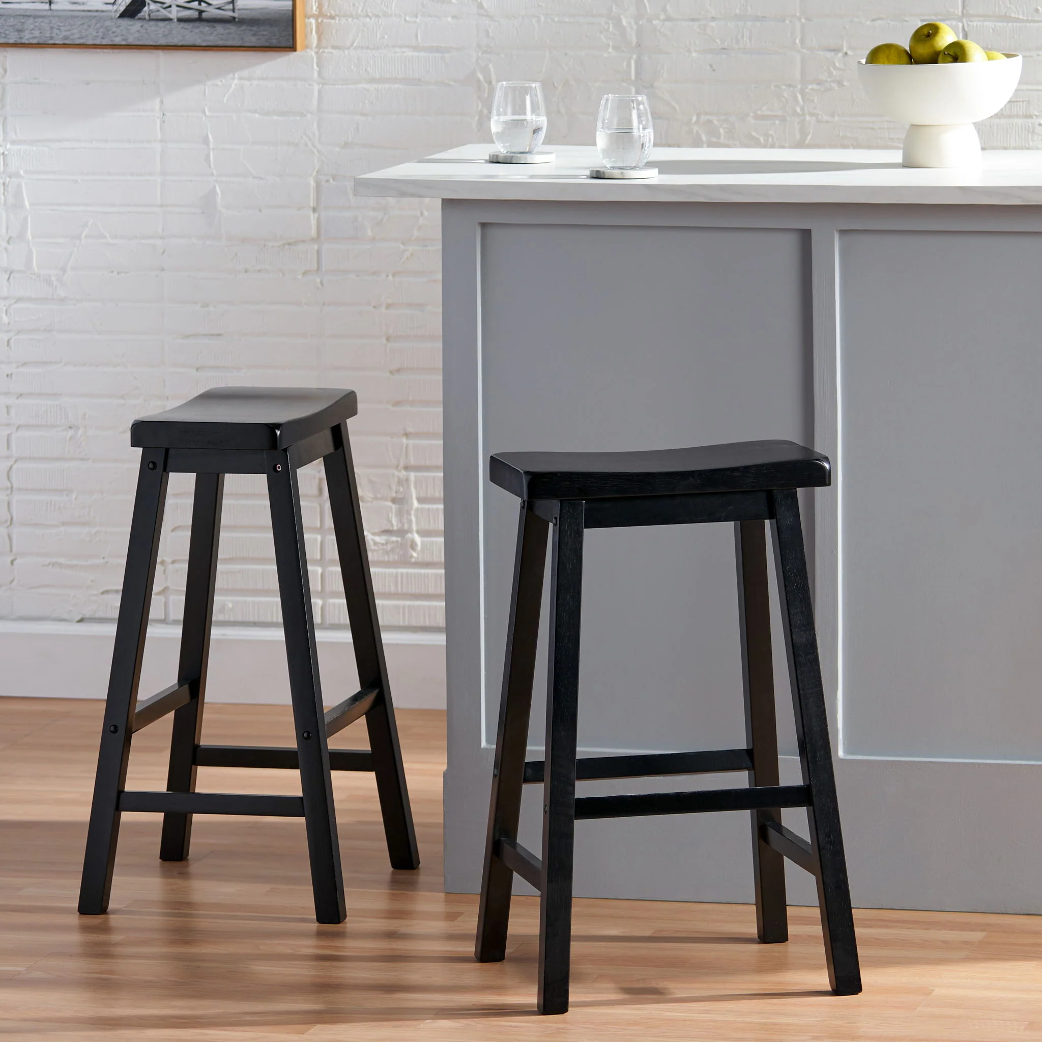 Saddle Stool - Black - Image 3