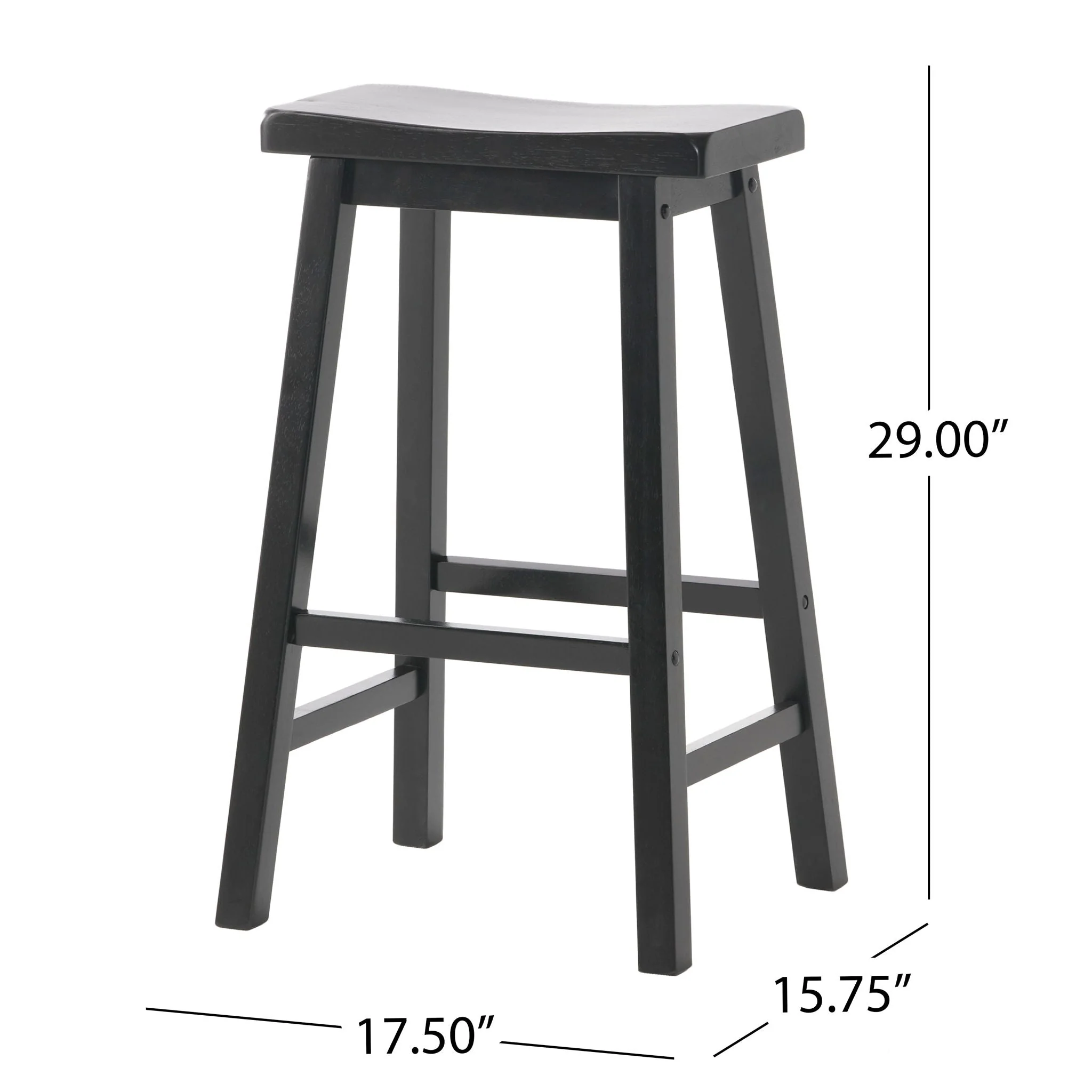 Saddle Stool - Black - Image 4