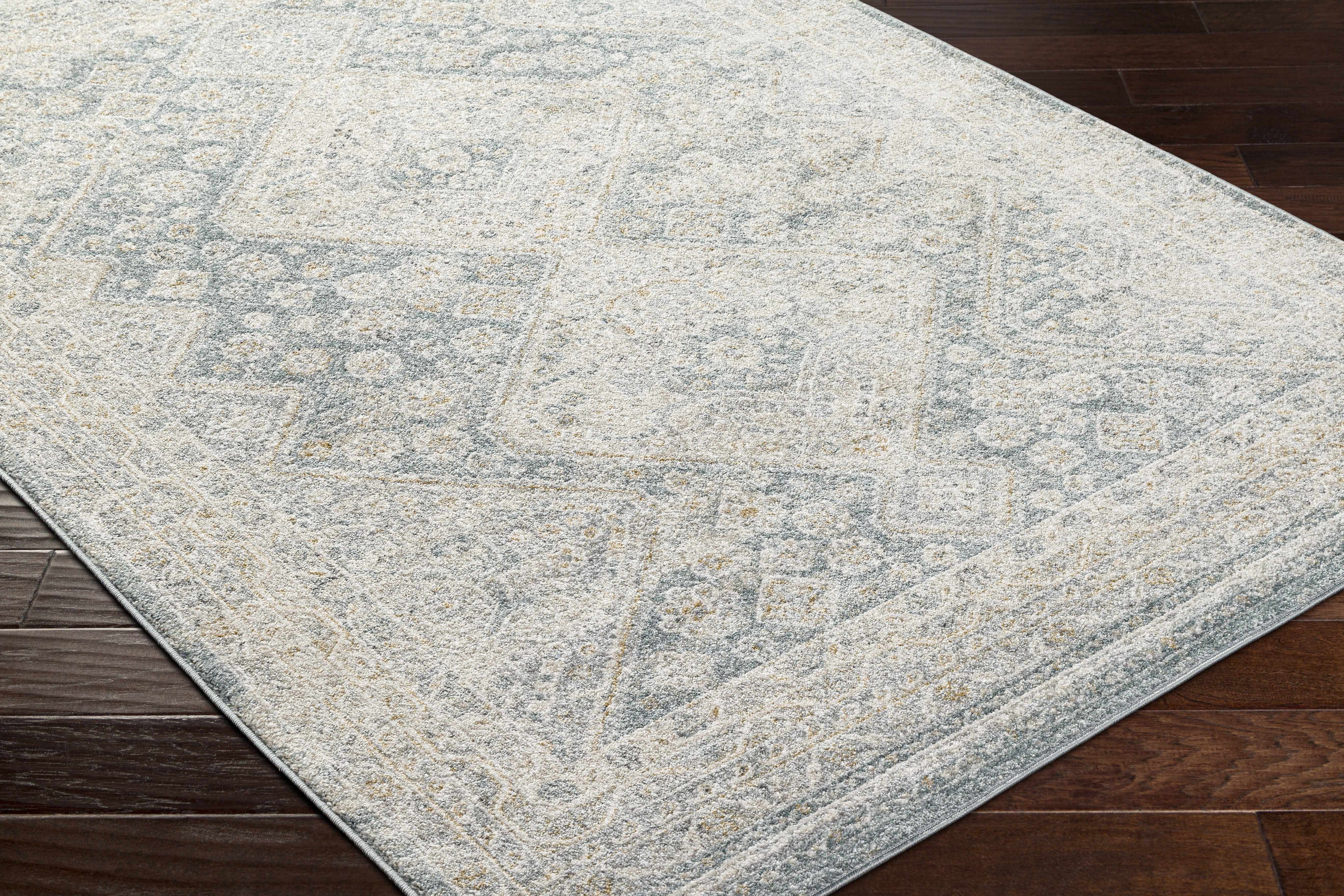 Sagen Blue Medallion Area Rug - Clearance - Image 4