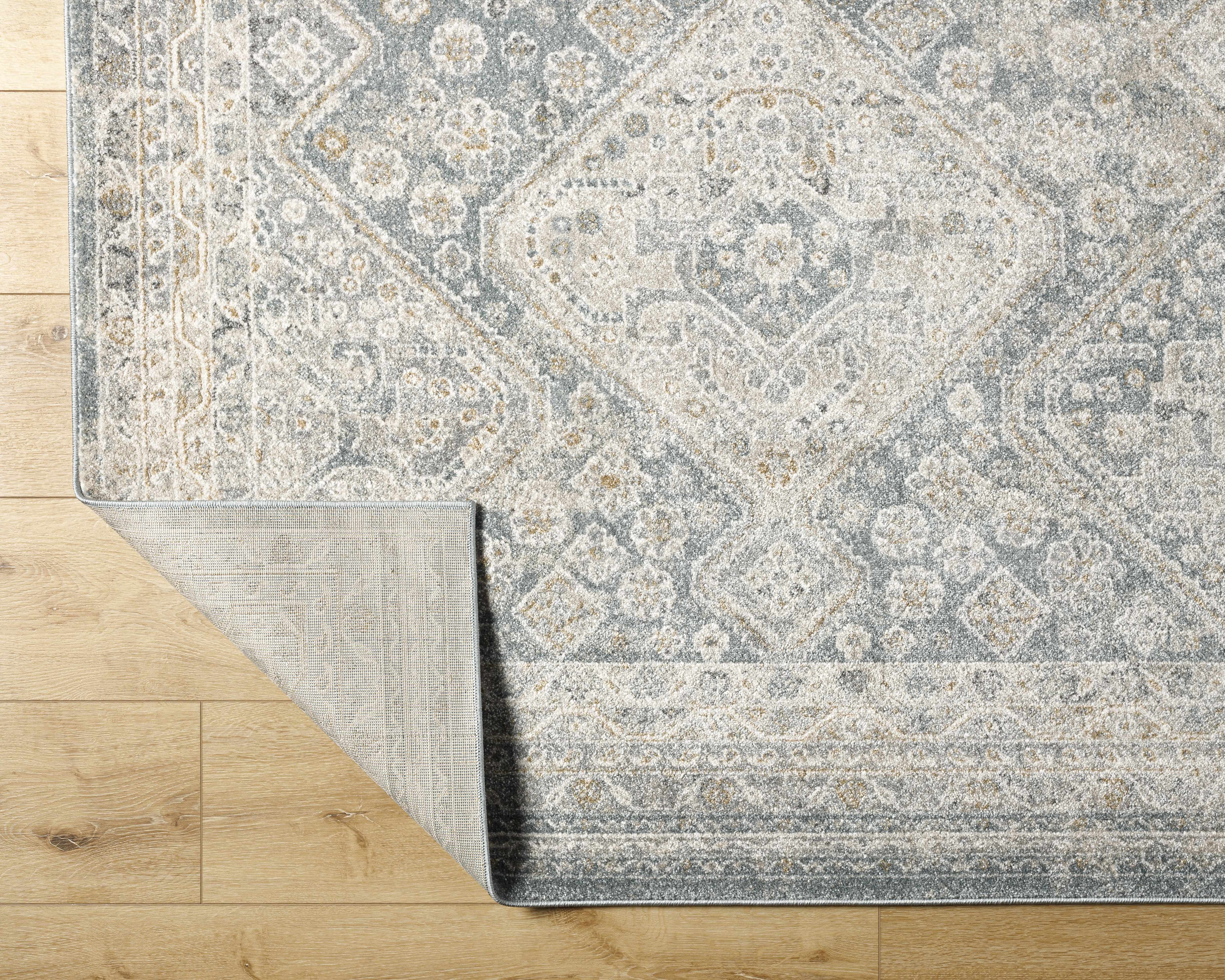 Sagen Blue Medallion Area Rug - Clearance - Image 5