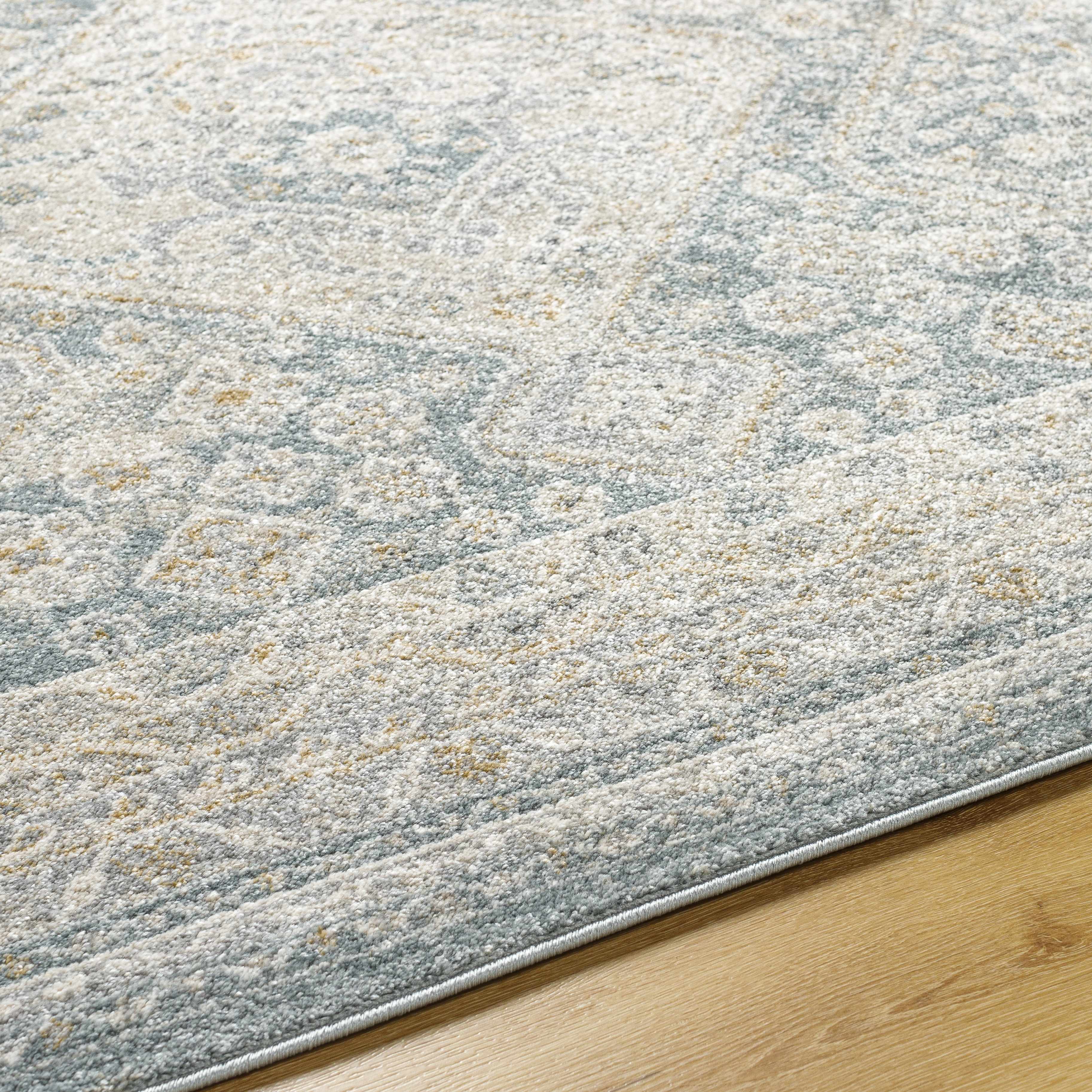 Sagen Blue Medallion Area Rug - Clearance - Image 6