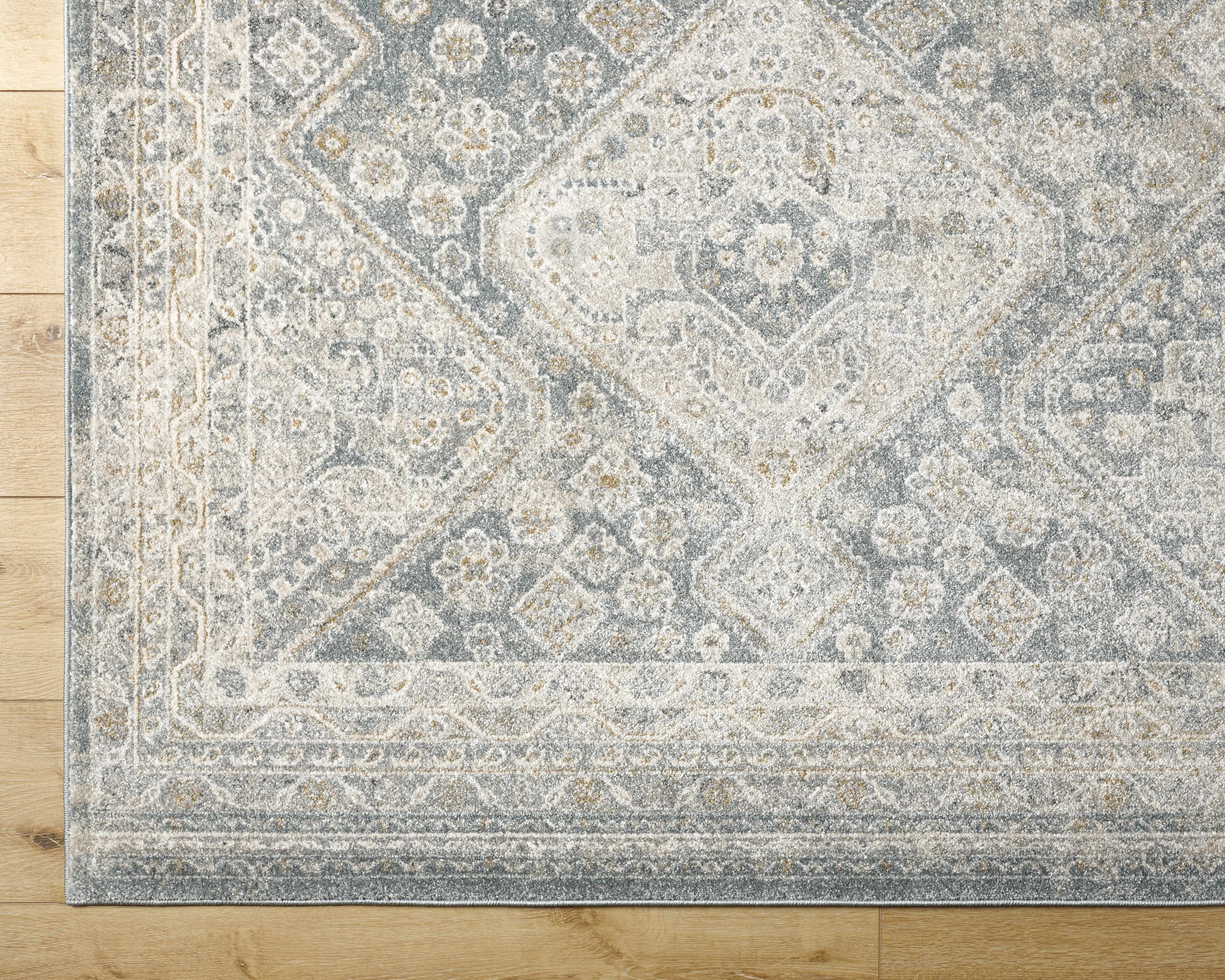 Sagen Blue Medallion Area Rug - Clearance - Image 7