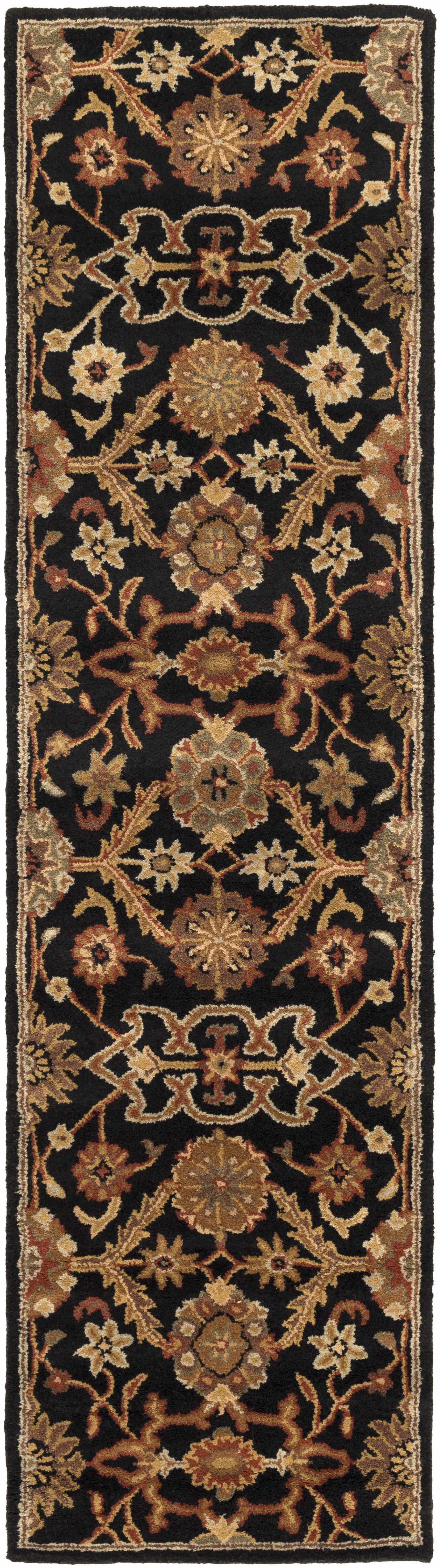 Salix Hand Tufted Black Wool Rug - Image 11
