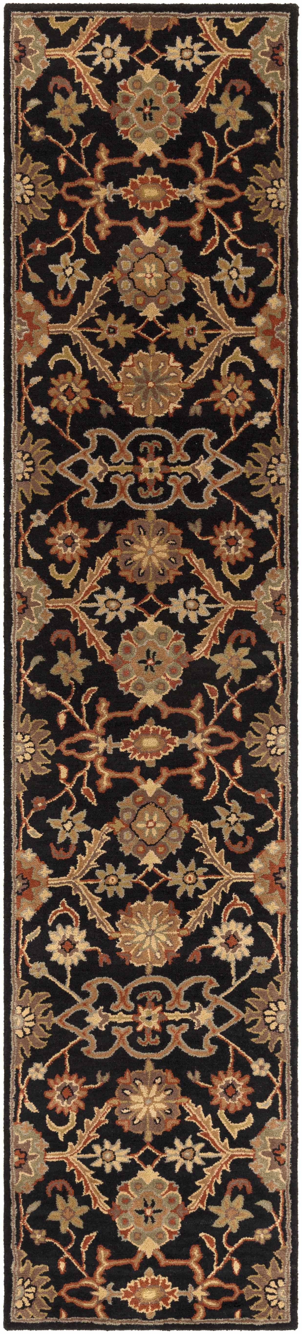 Salix Hand Tufted Black Wool Rug - Image 12