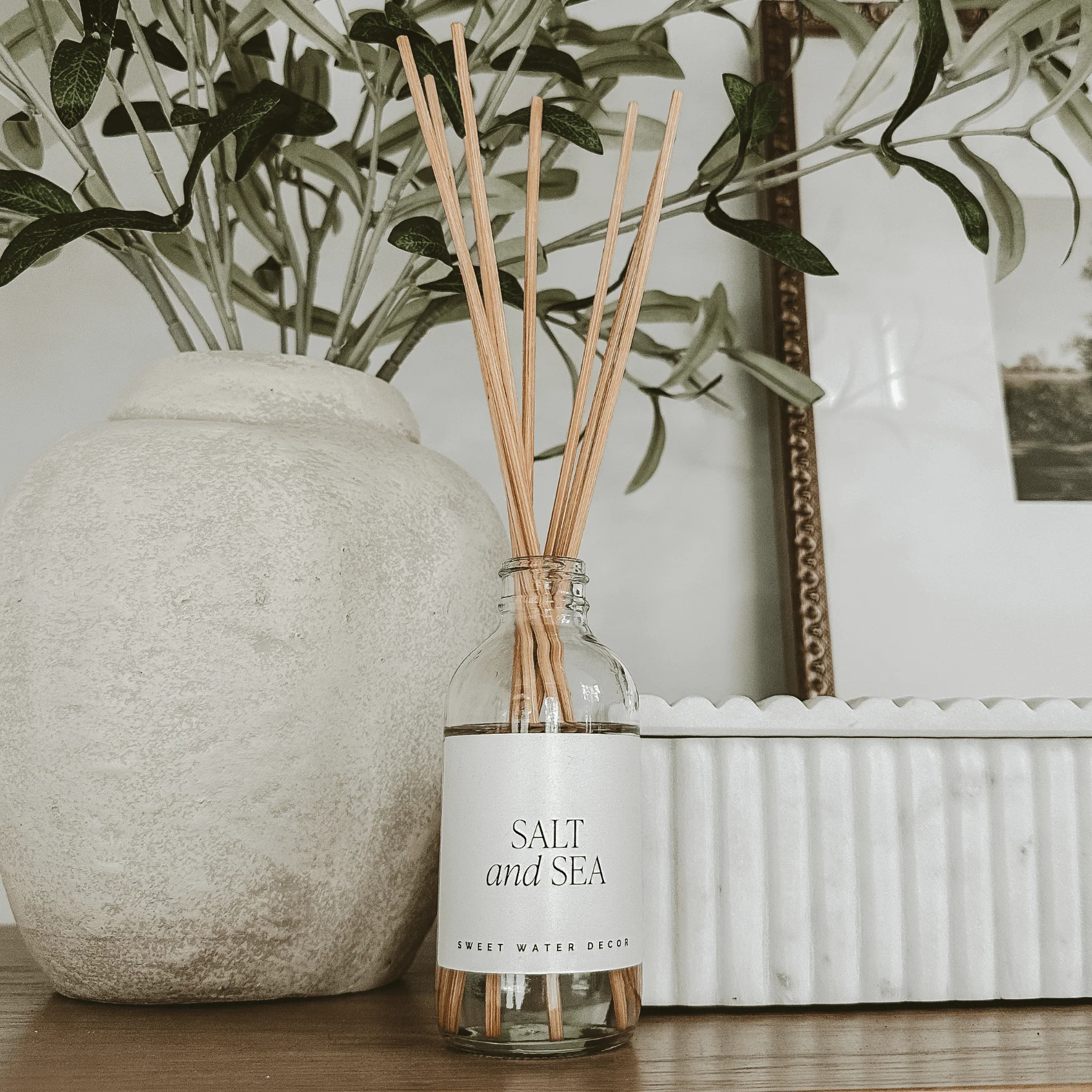 Salt and Sea Clear Reed Diffuser - Image 3
