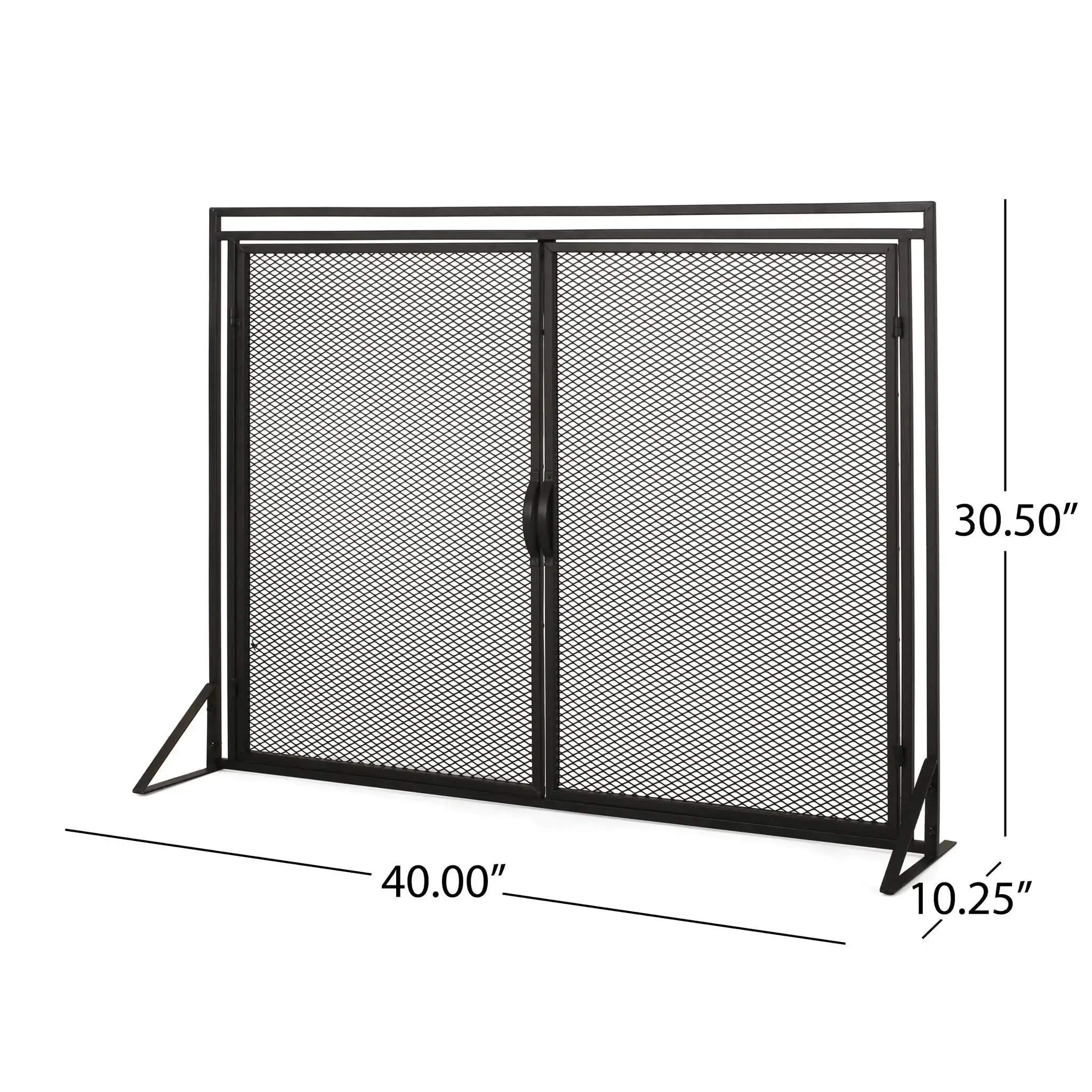 Samantha - Iron Fireplace Screen 2 Door Design - Image 7
