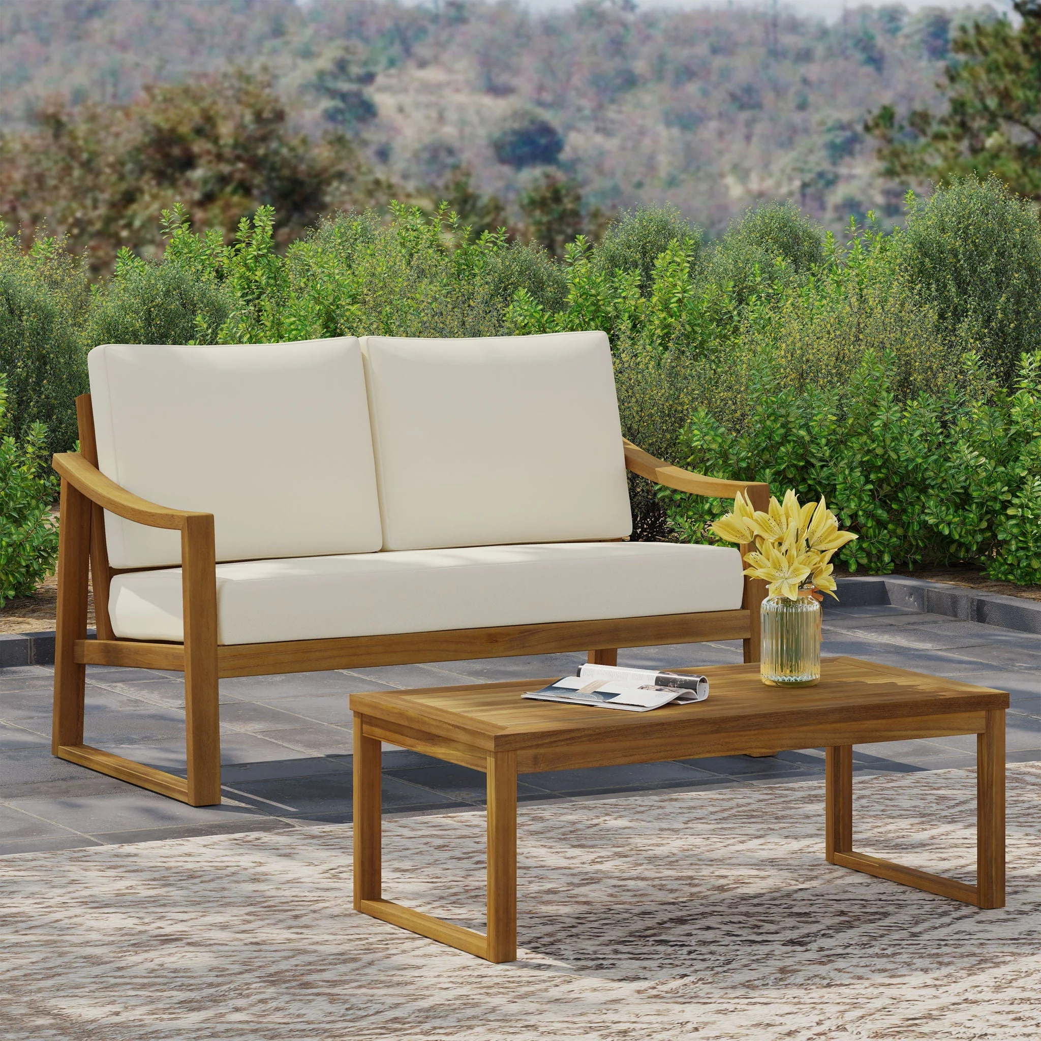Samwell Coffee Table & Loveseat Set - Image 3
