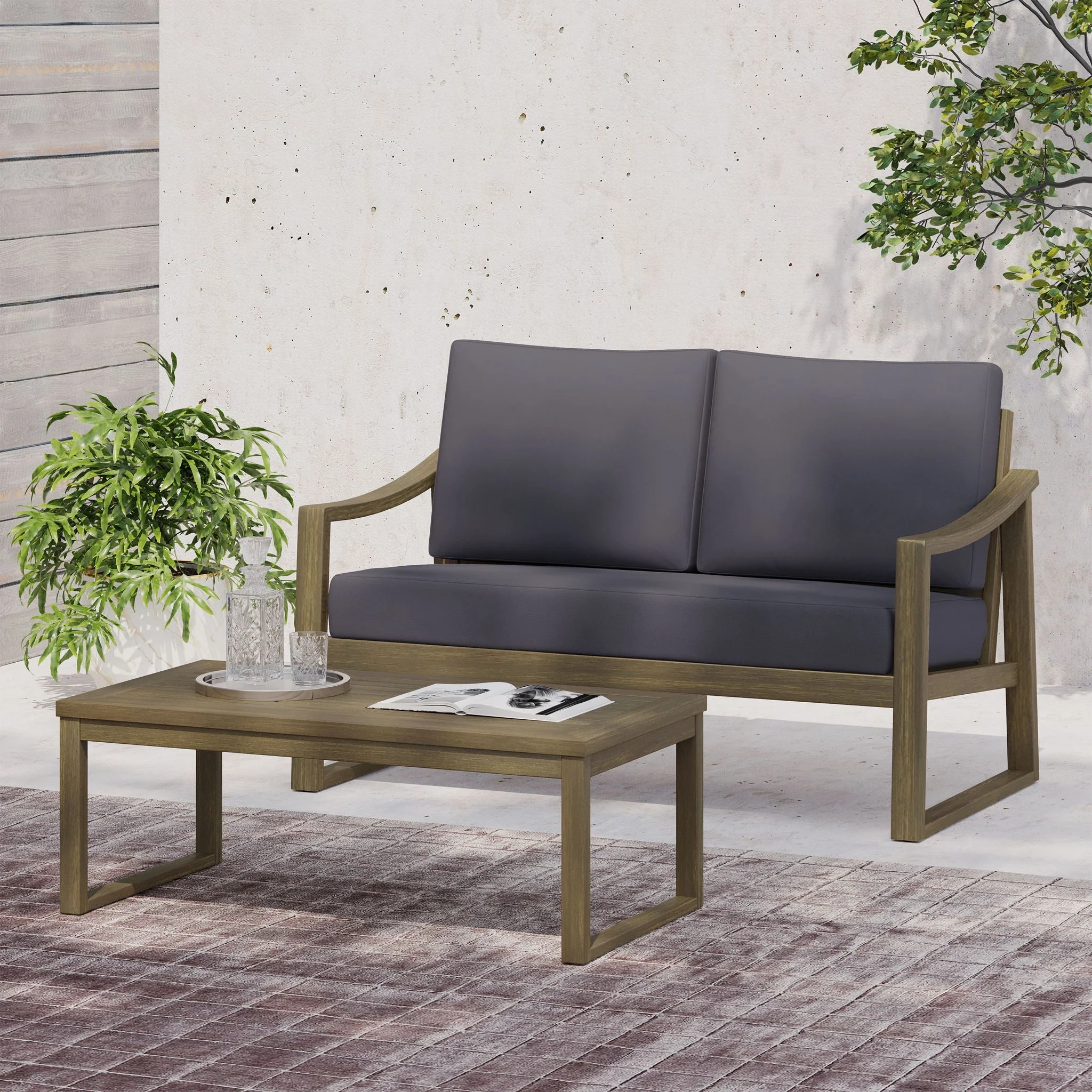 Samwell Coffee Table & Loveseat Set - Image 4