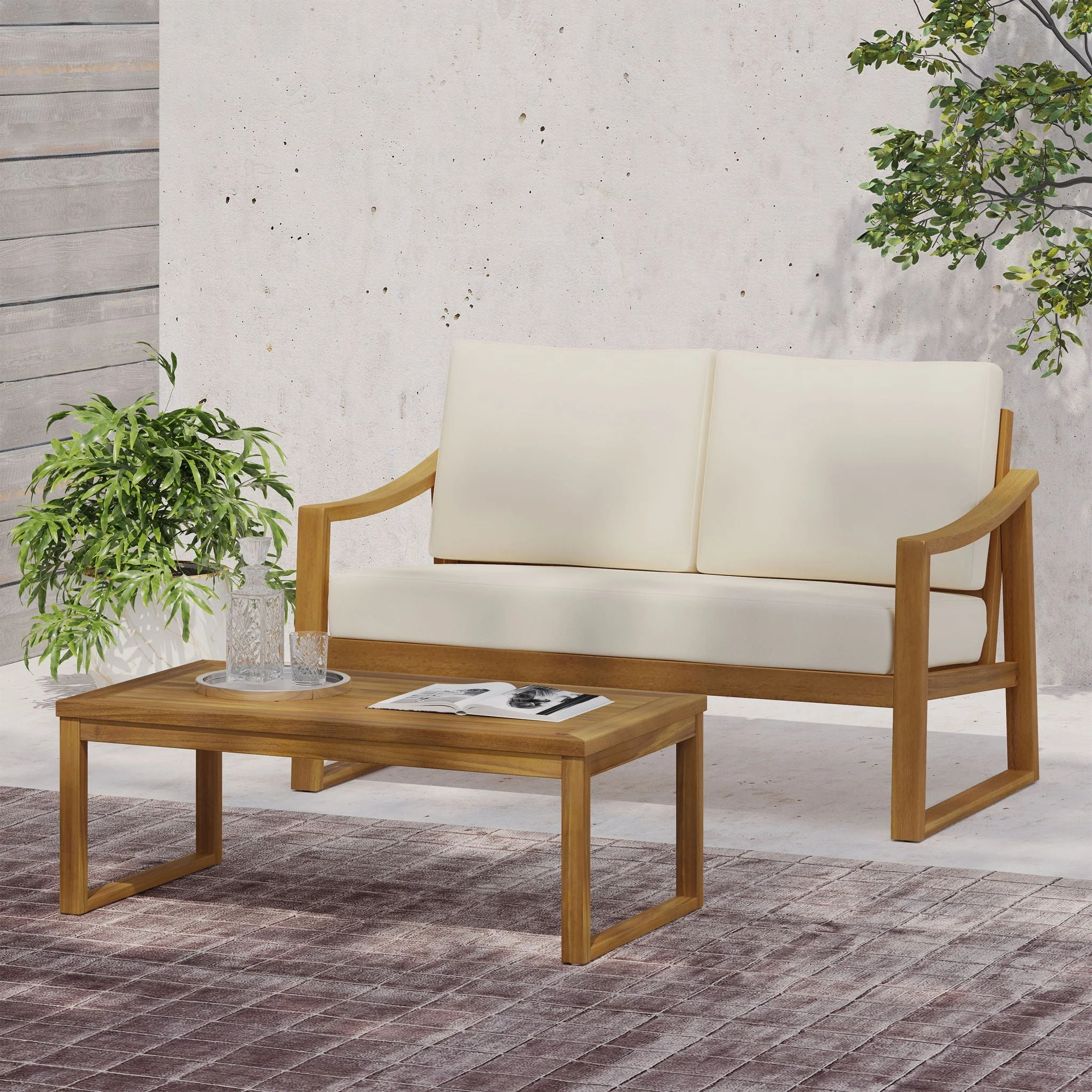 Samwell Coffee Table & Loveseat Set - Image 5