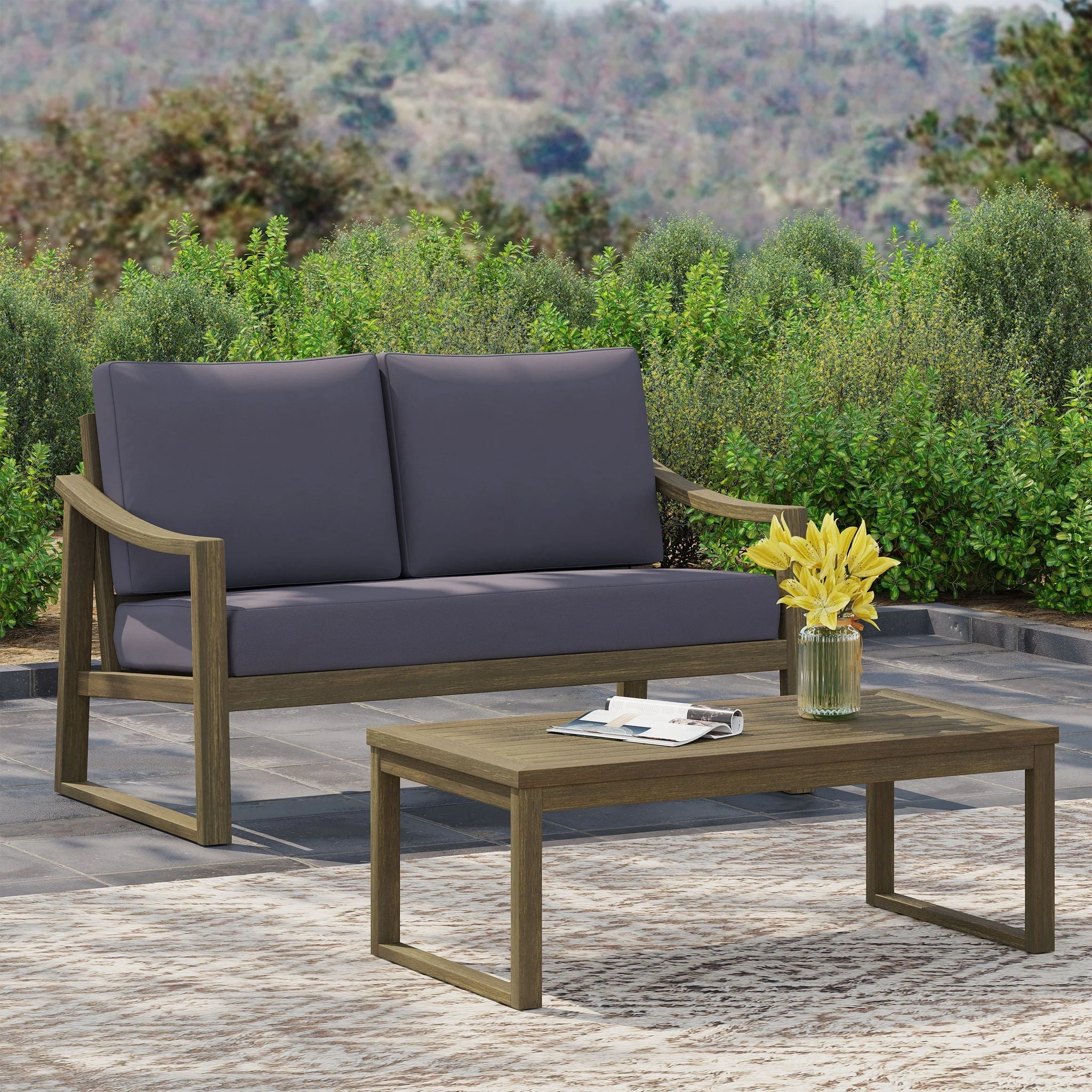 Samwell Coffee Table & Loveseat Set - Image 6