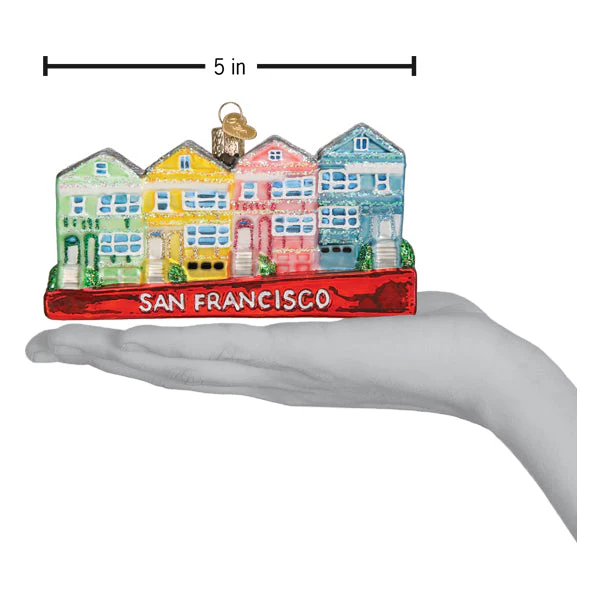 San Francisco Painted Ladies Ornament - Image 6