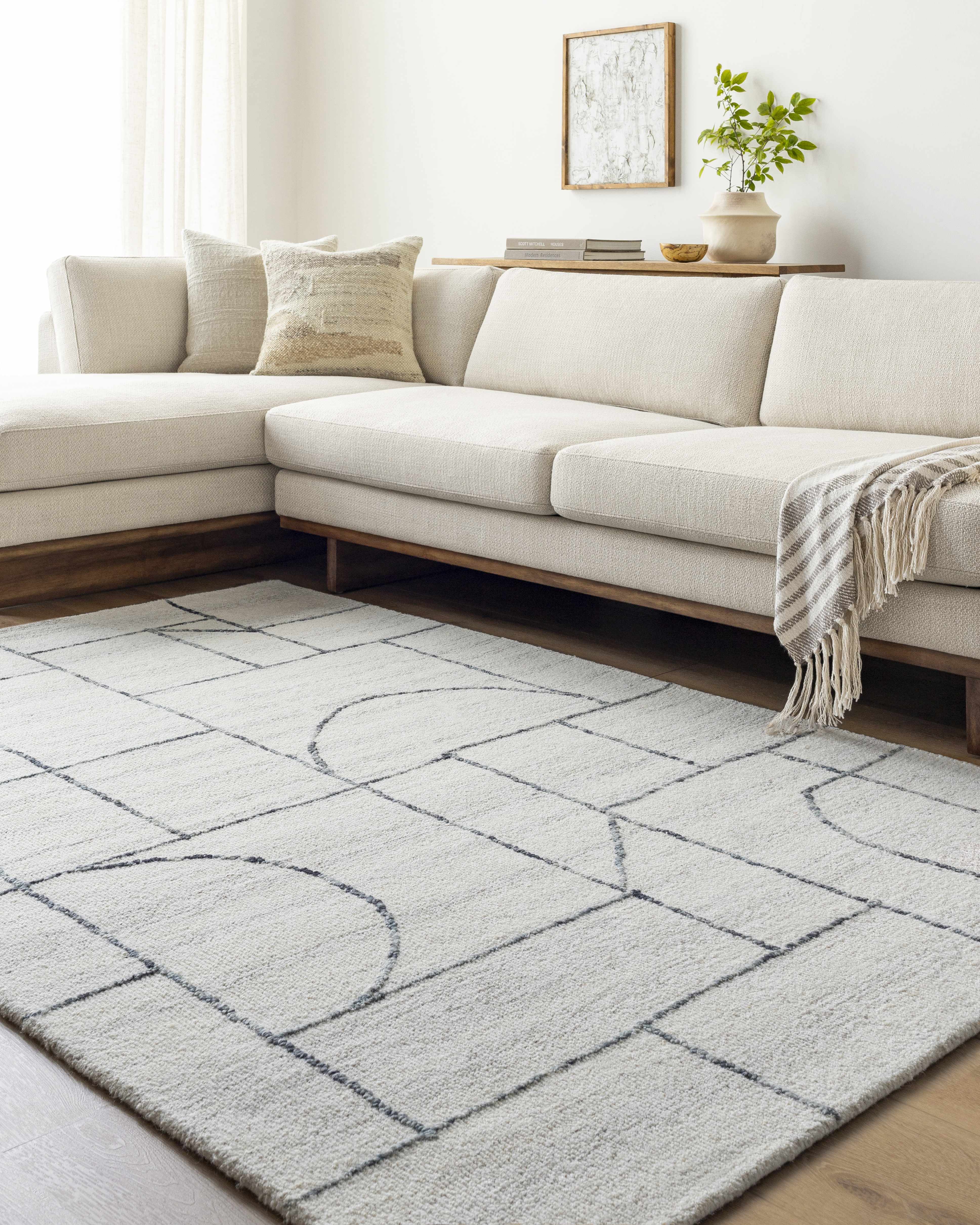 Sanaz Charcoal Area Rug - Clearance - Image 2