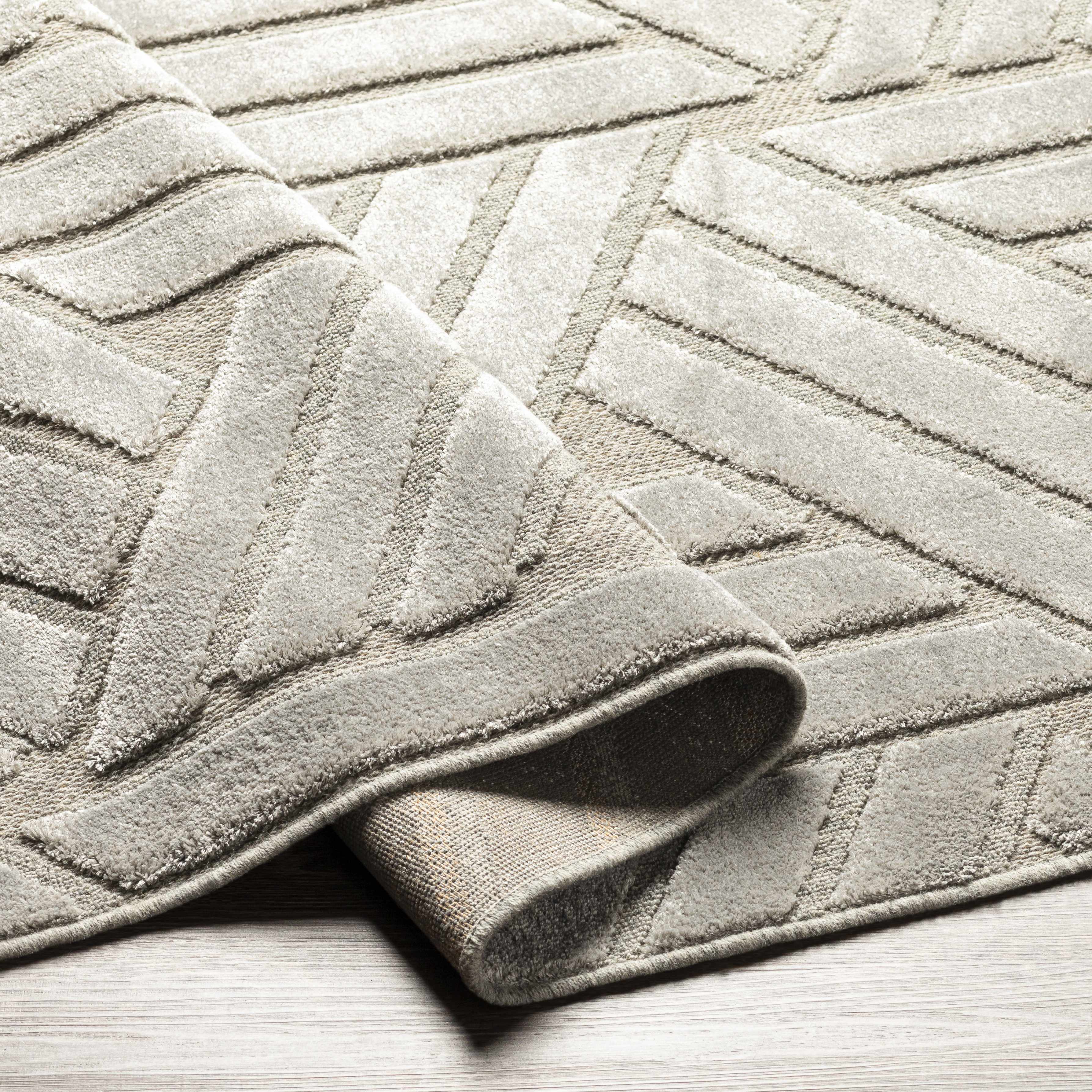 Sancaktepe Premium Wool & Viscose Area Rug - Clearance - Image 5