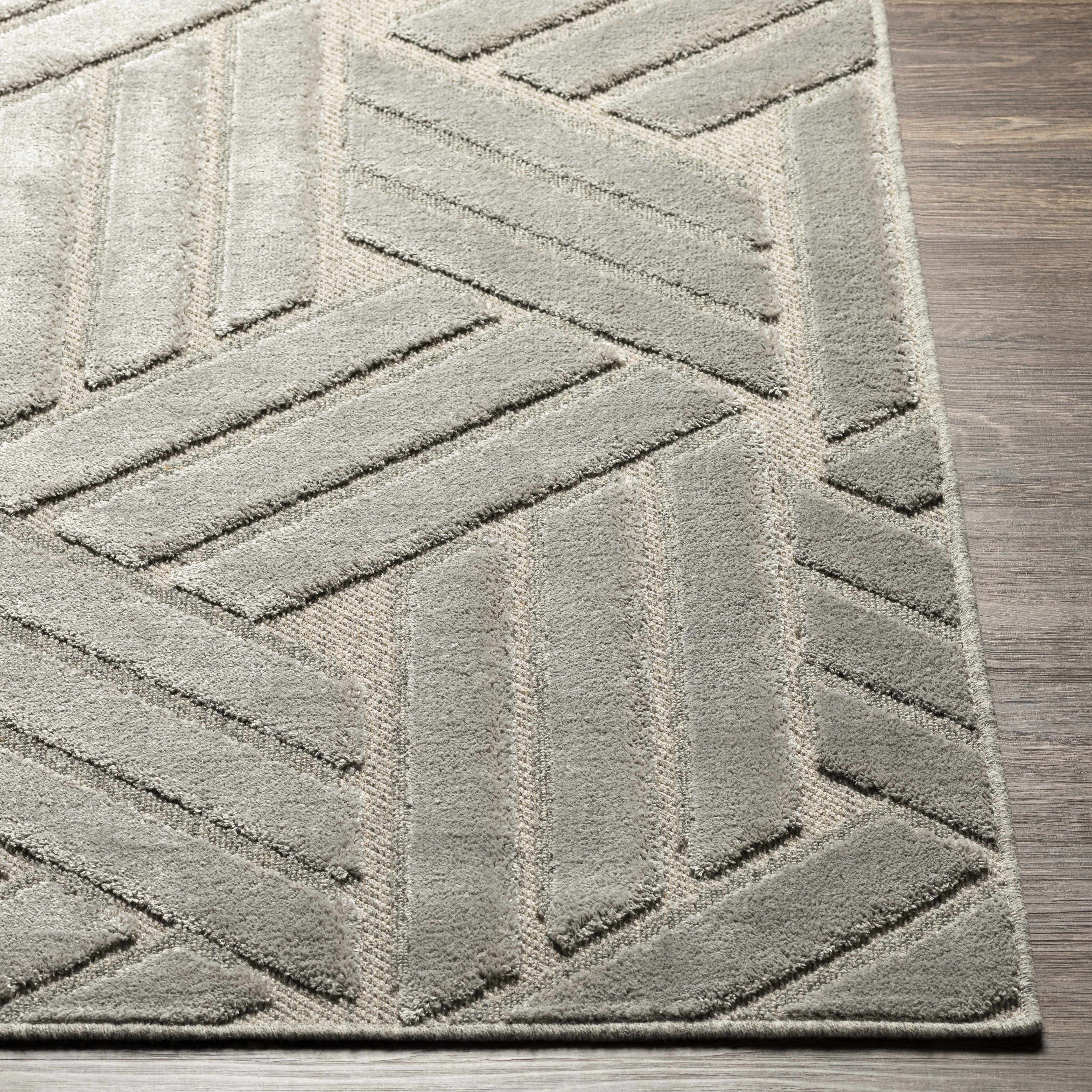 Sancaktepe Premium Wool & Viscose Area Rug - Clearance - Image 7