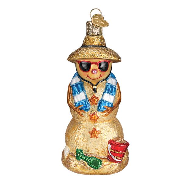 Sand Snowman Ornament - Image 3