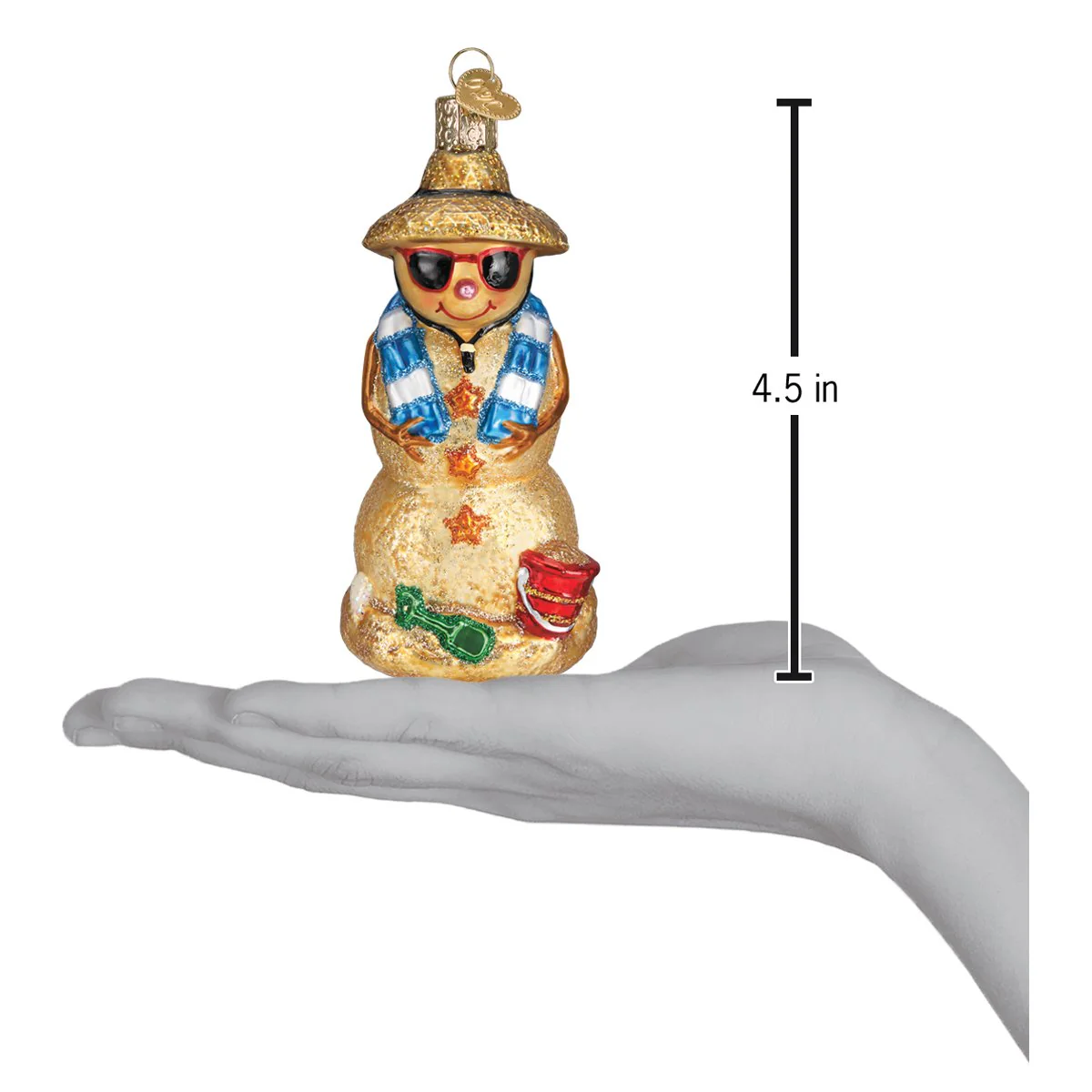 Sand Snowman Ornament - Image 6