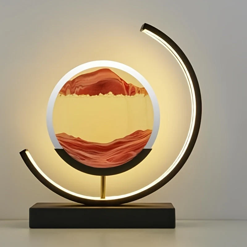 Sandscape Hourglass Table Lamp – Moving Sand Art LED Gift Light for Decor - Image 16