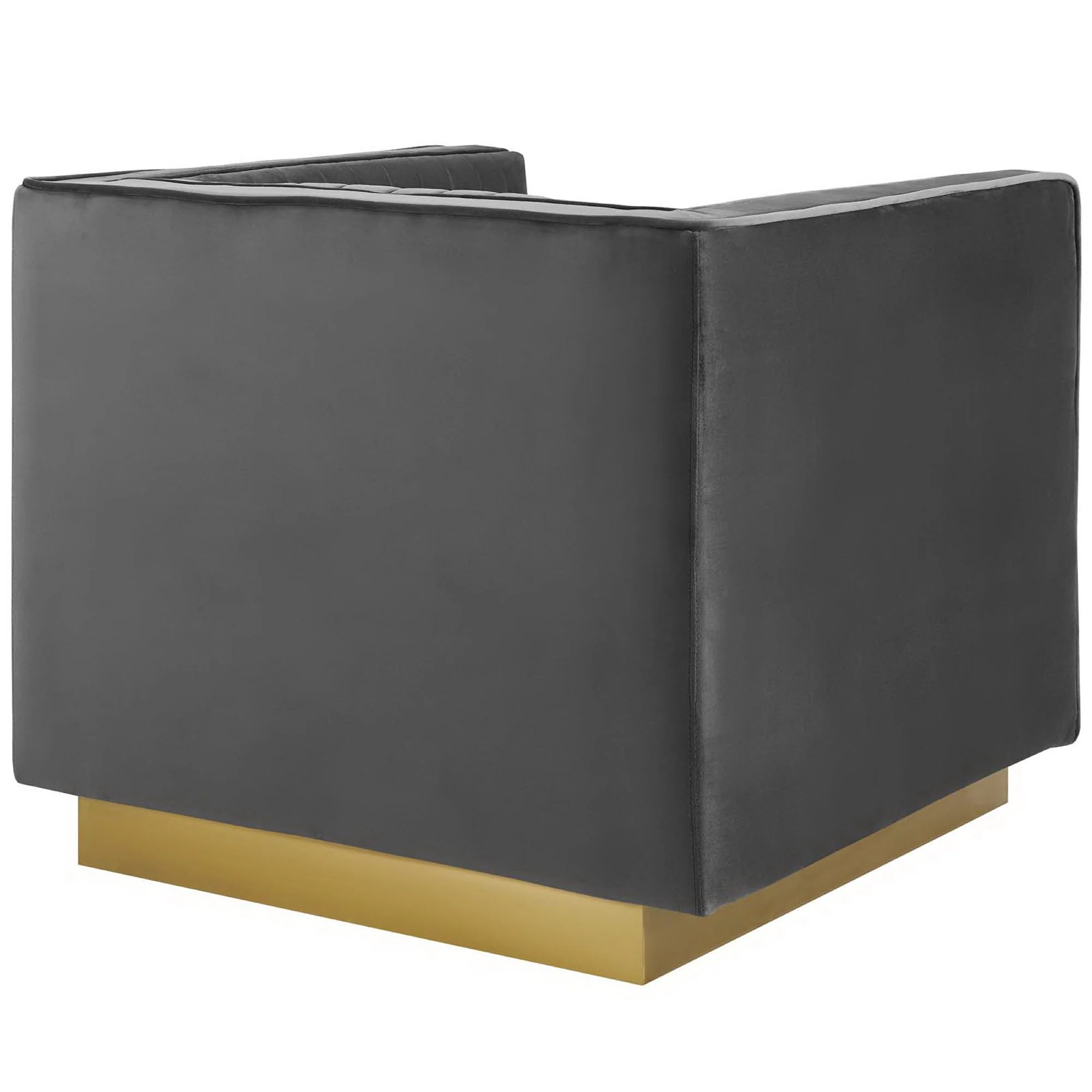 Sanguine Vertical Channel Tufted Accent Performance Velvet Armchair by Modway - Image 3
