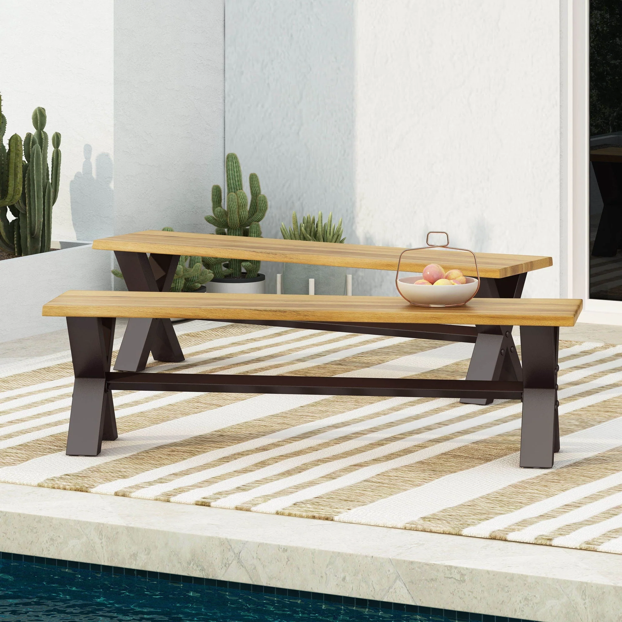 Sanibel - Dining Bench - Teak - Image 3