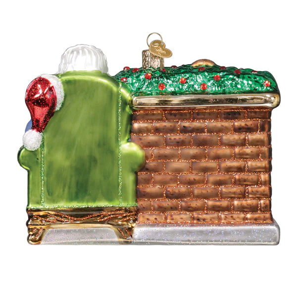 Santa At Hearth Ornament - Image 4