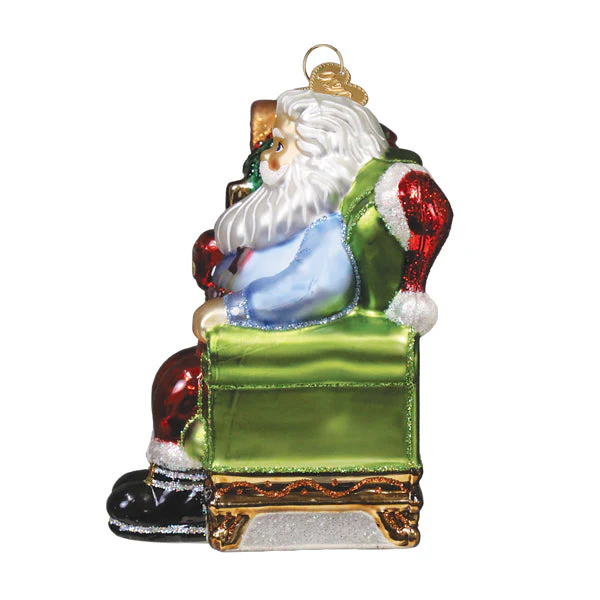 Santa At Hearth Ornament - Image 5