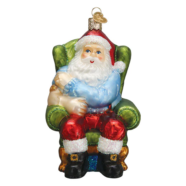 Santa Claus Vaccinated Ornament - Image 3