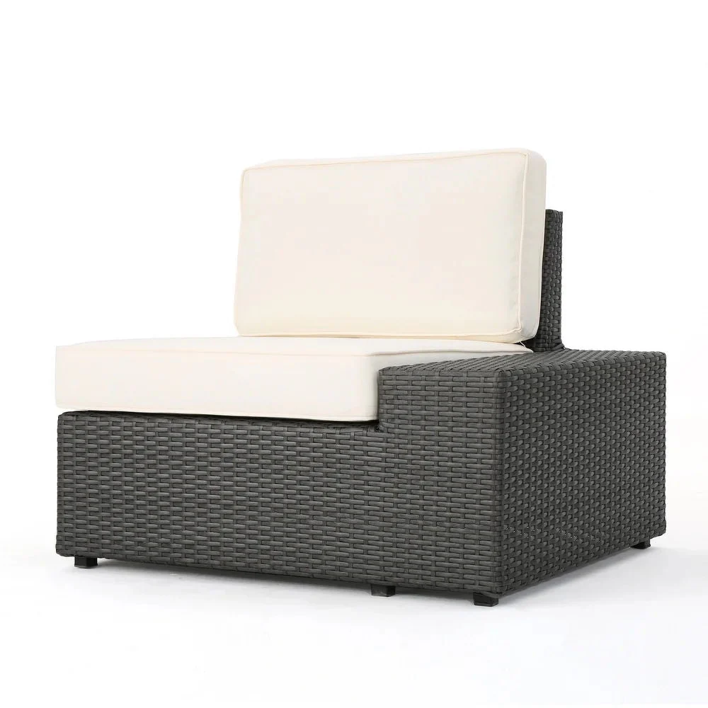 Santa Cruz - Outdoor 8 Piece Sectional Set - Dark Brown - Image 2