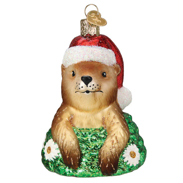 Santa Groundhog Ornament - Image 3