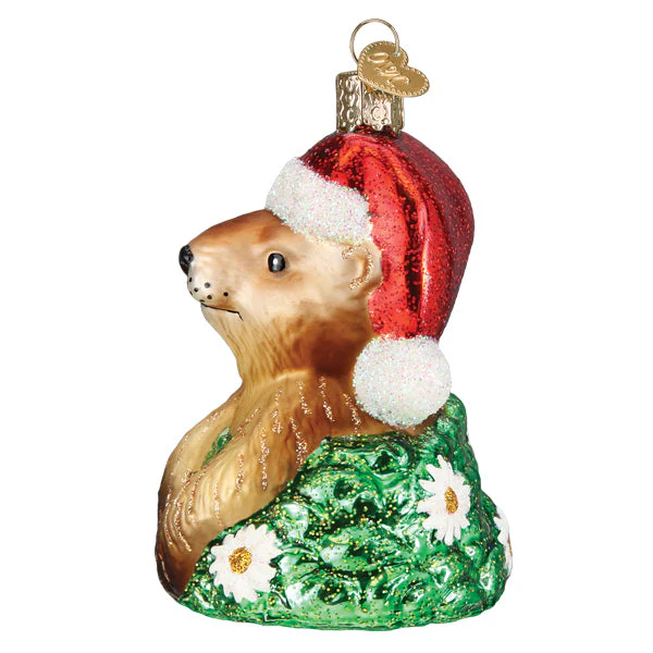 Santa Groundhog Ornament - Image 5