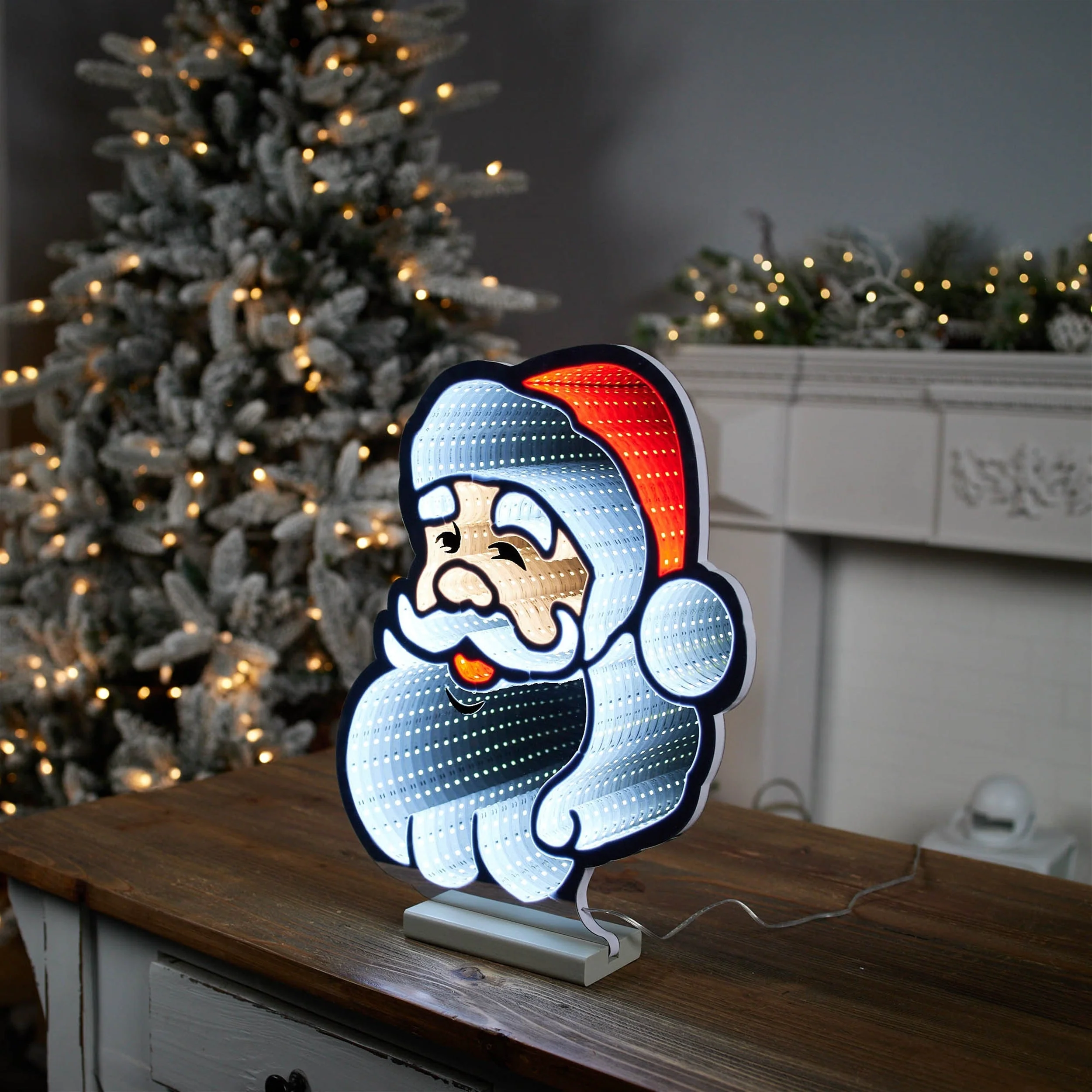 Santa Head Ekkolight 16"H - Image 2