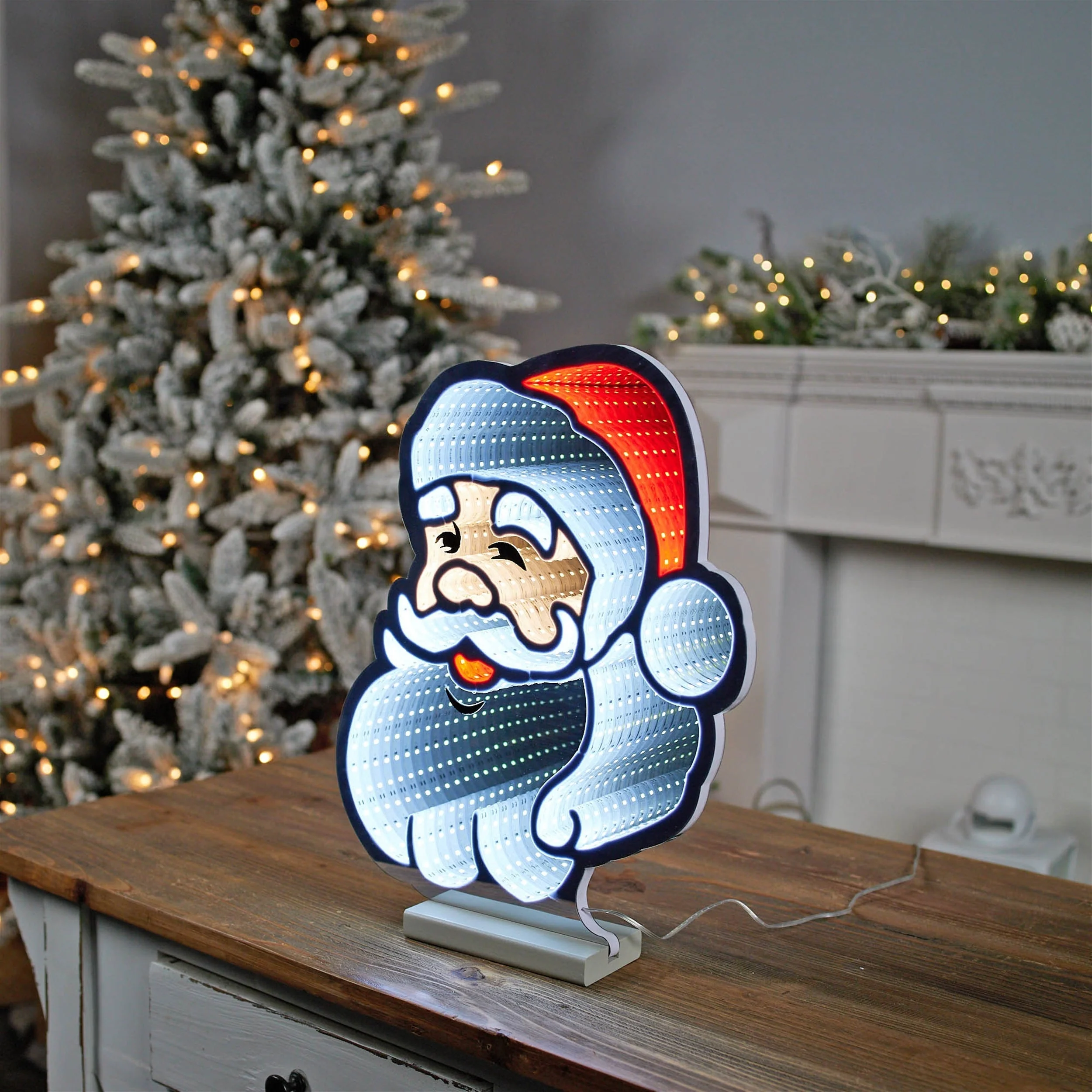 Santa Head Ekkolight 16"H - Image 3