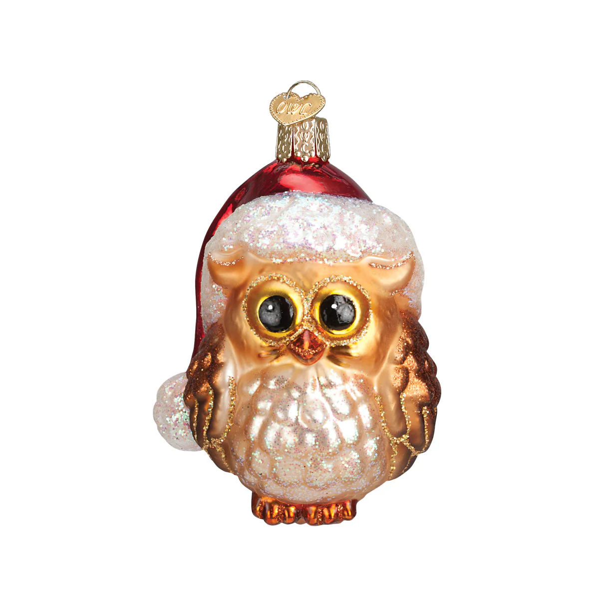 Santa Owl Ornament - Image 3