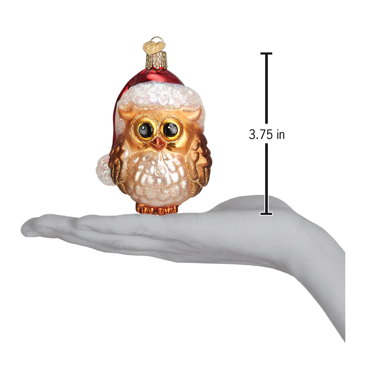 Santa Owl Ornament - Image 4