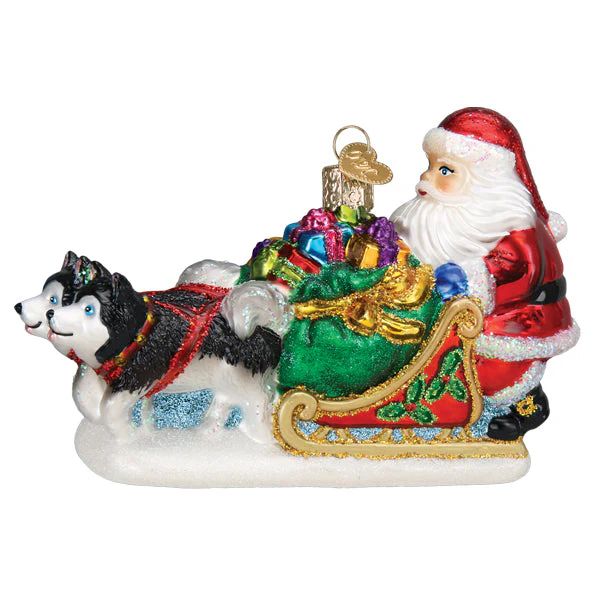 Santa's Dog Sled Ornament - Image 3