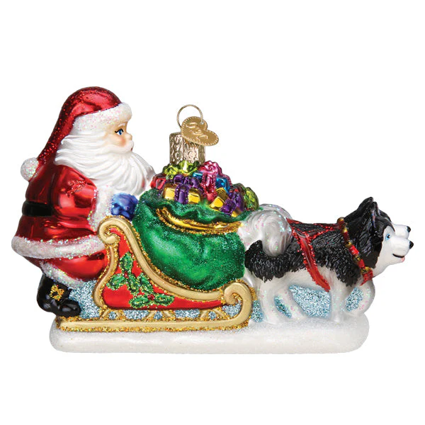 Santa's Dog Sled Ornament - Image 4