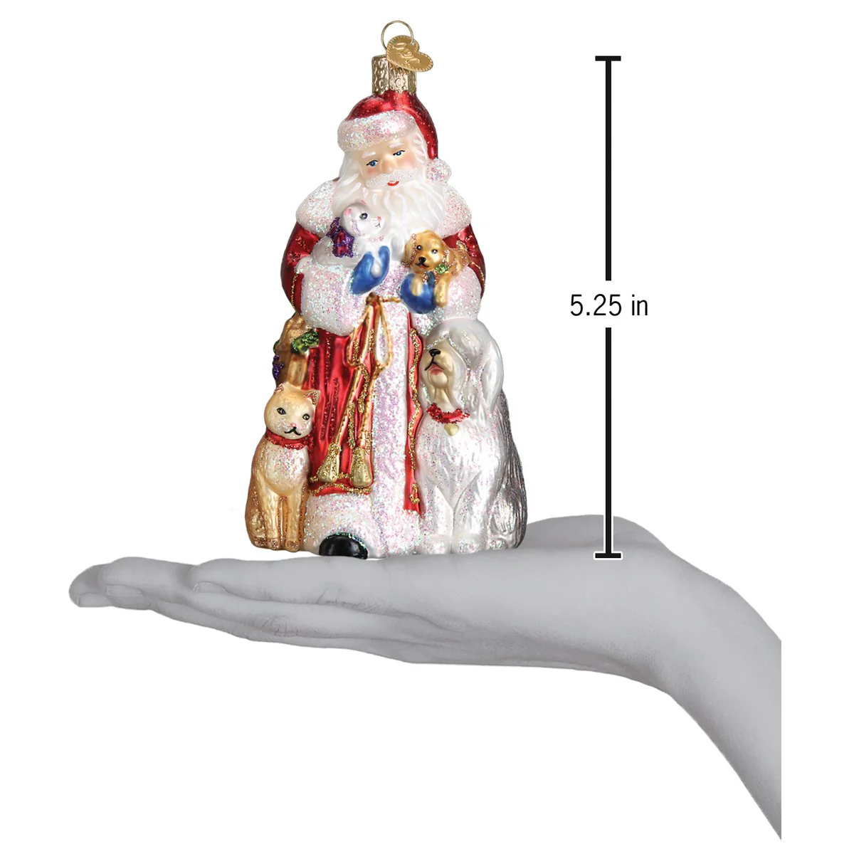 Santa's Furry Friends Christmas Ornament - Image 6