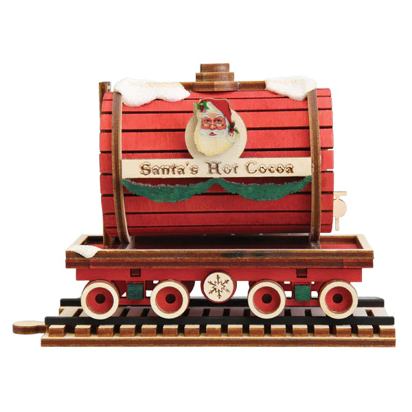 Santa's Hot Cocoa Tanker Ornament - Image 3