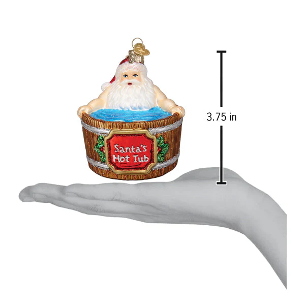 Santa's Hot Tub Ornament - Image 6