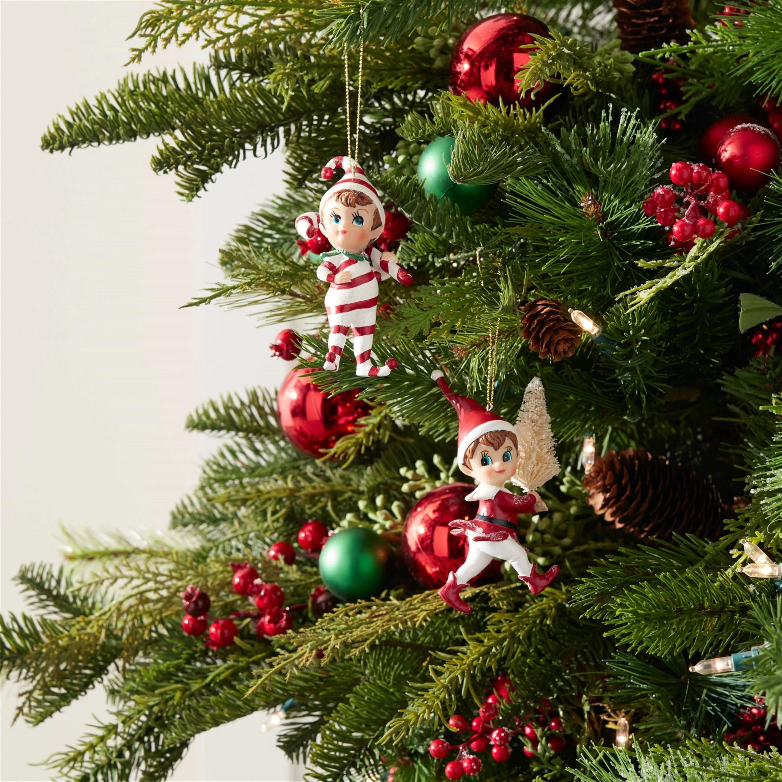 Santa's Jolly Elf Ornament (Set of 12) - Image 2