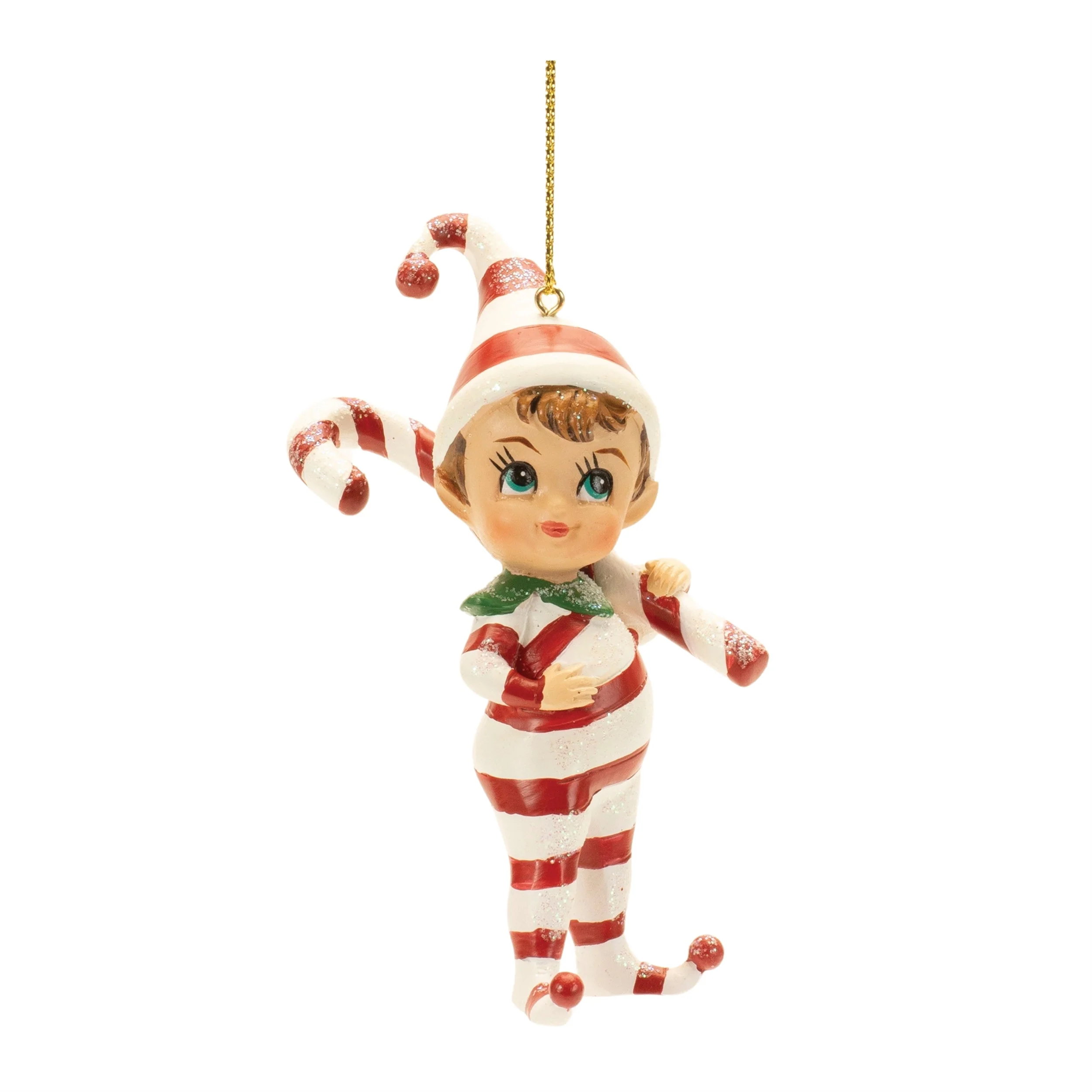 Santa's Jolly Elf Ornament (Set of 12) - Image 5